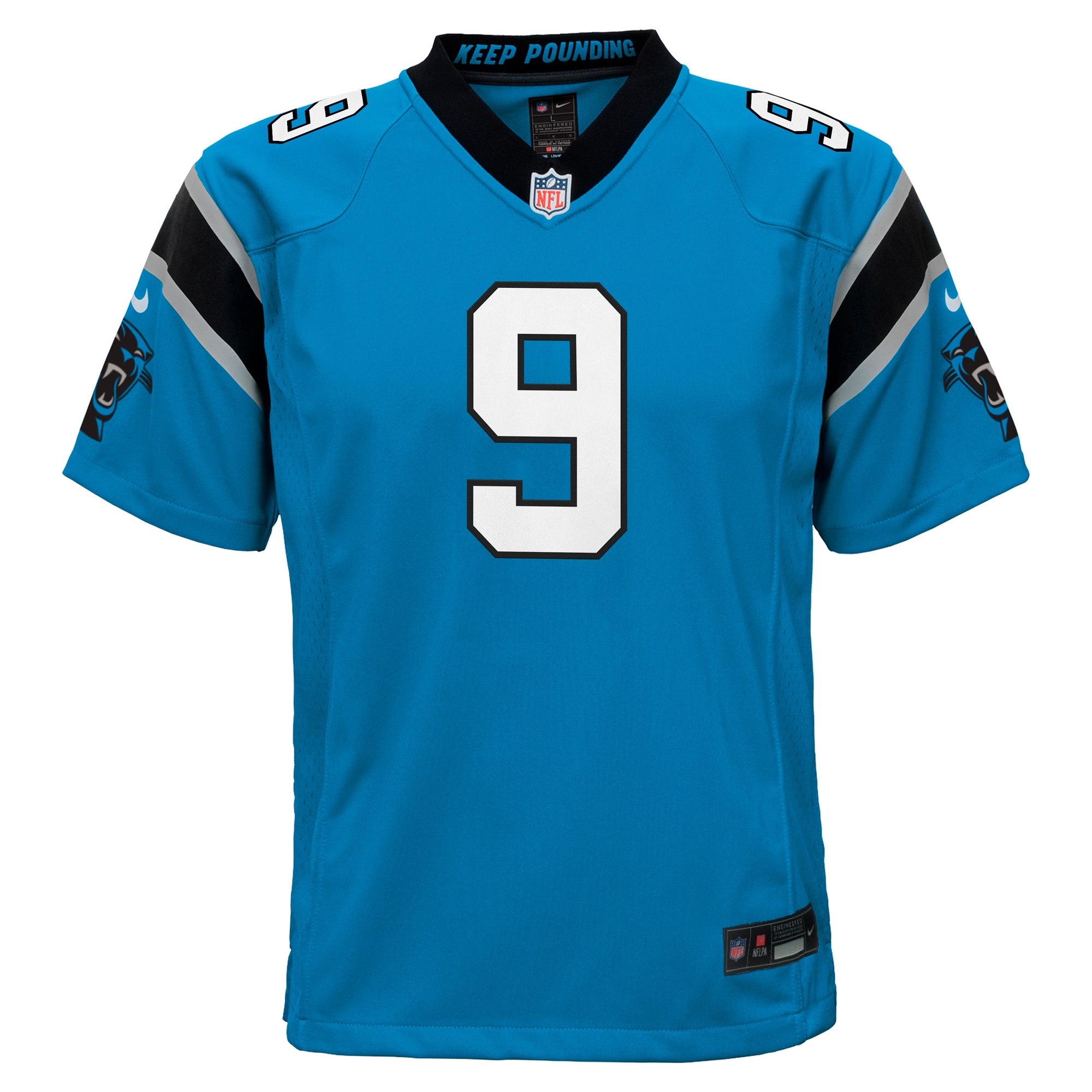 Bryce Young Carolina Panthers Nike Youth Game Jersey – Blue Clowdercats