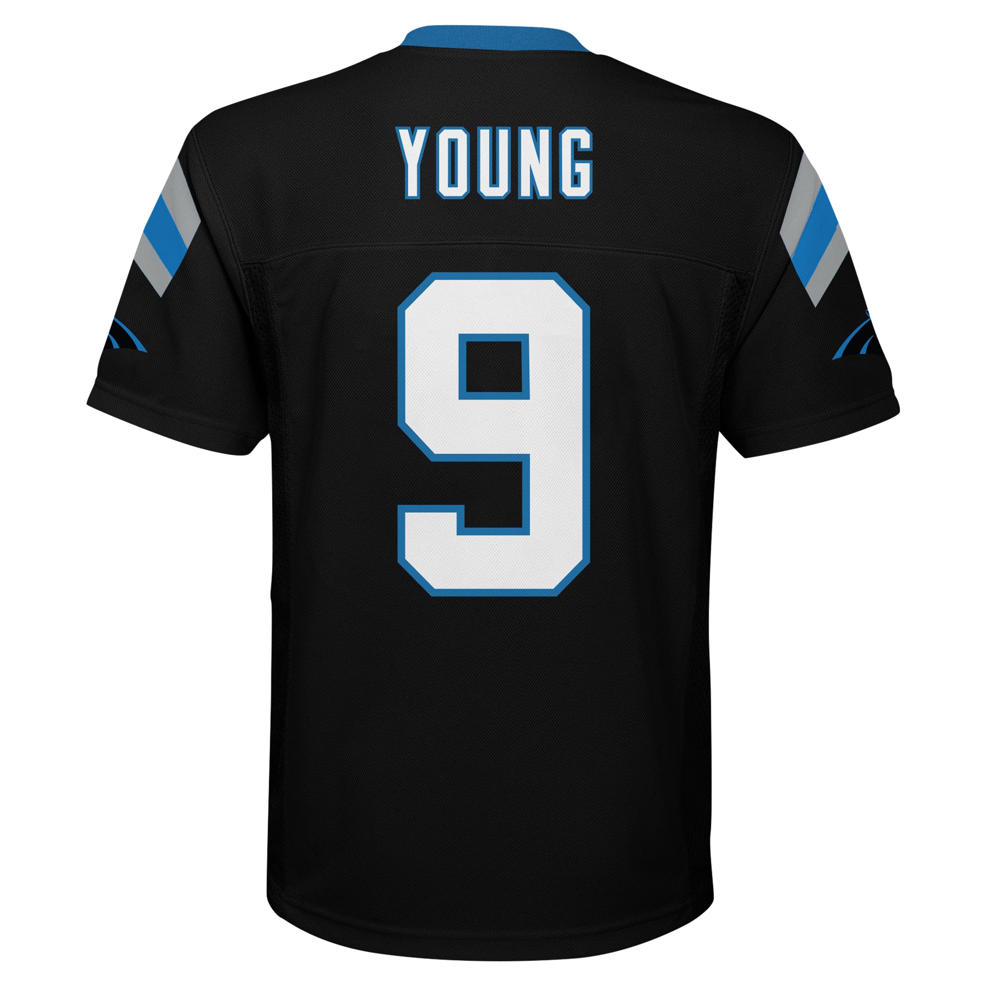 Bryce Young Carolina Panthers Youth Replica Player Jersey – Black Clowdercats