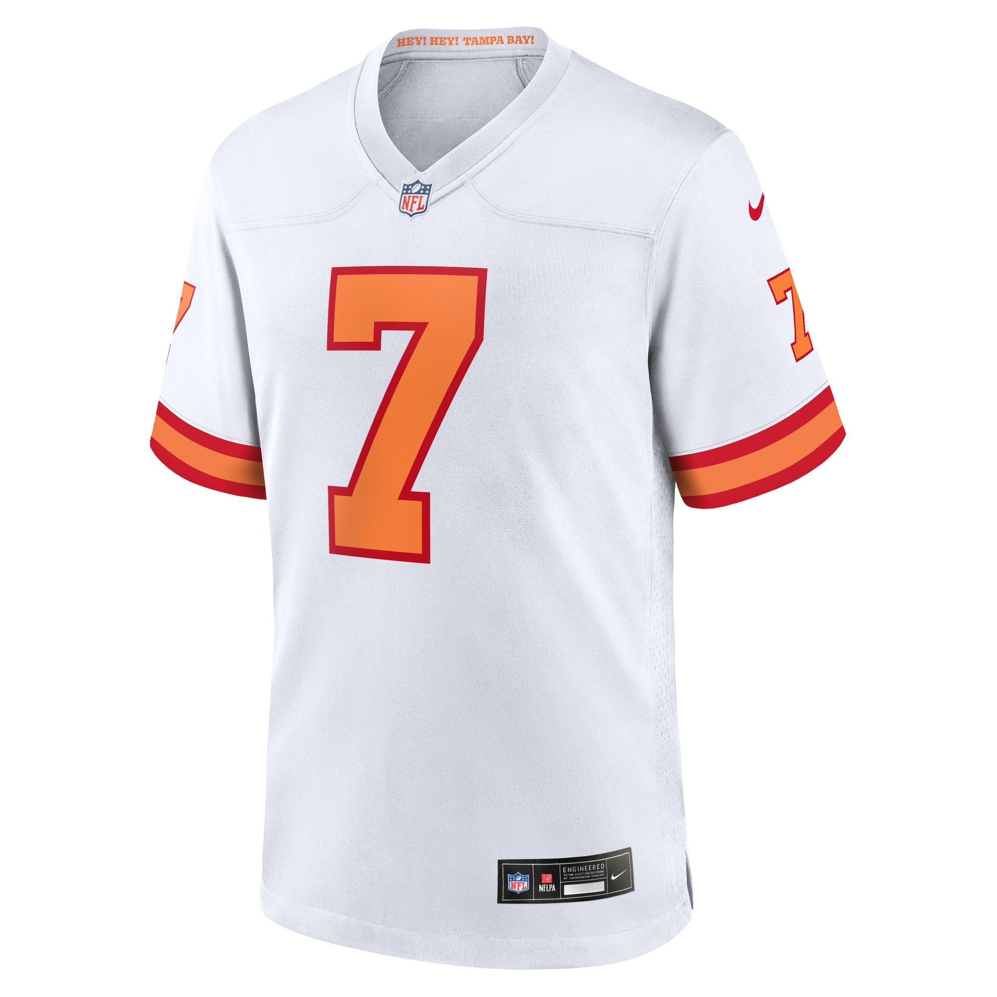 Bucky Irving ’76 Tampa Bay Buccaneers Nike Game Jersey – White Clowdercats
