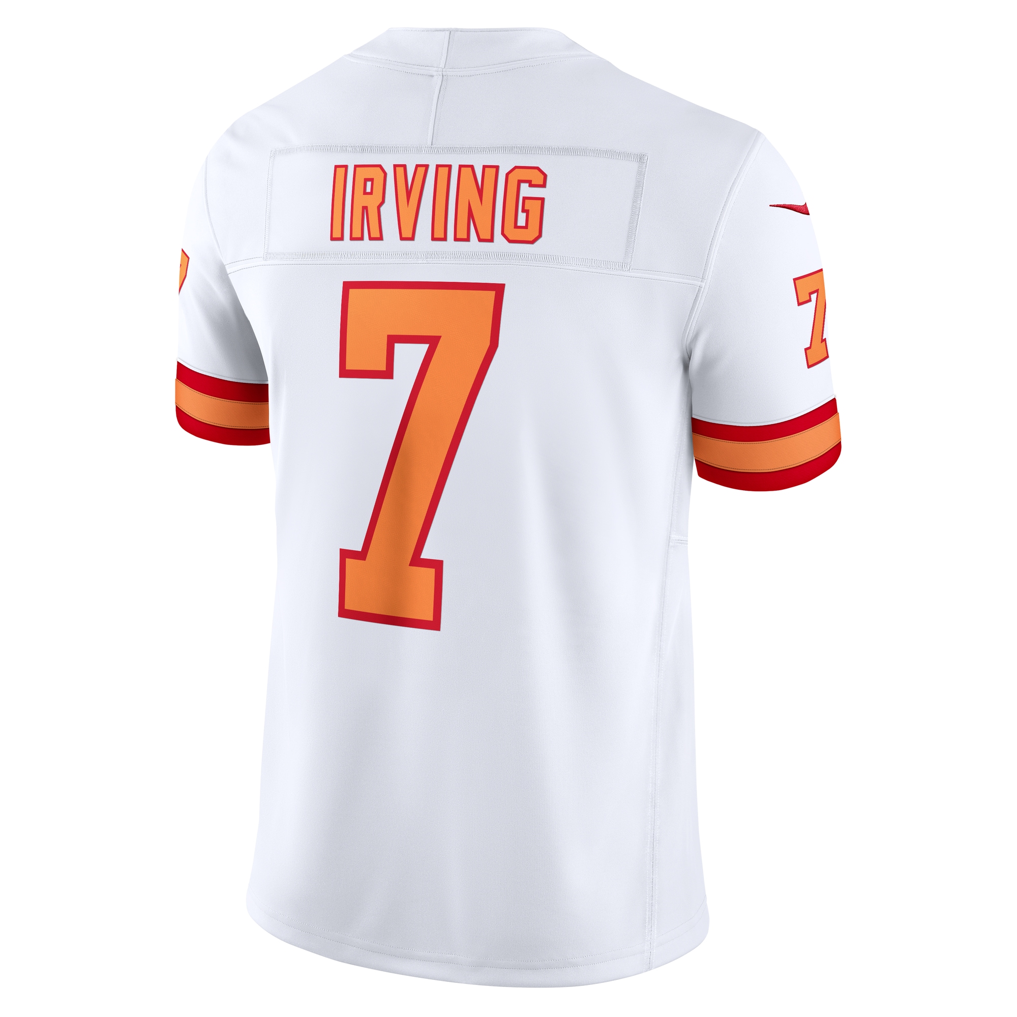 Bucky Irving ’76 Tampa Bay Buccaneers Nike Vapor F.U.S.E. Player Limited Jersey – White Clowdercats
