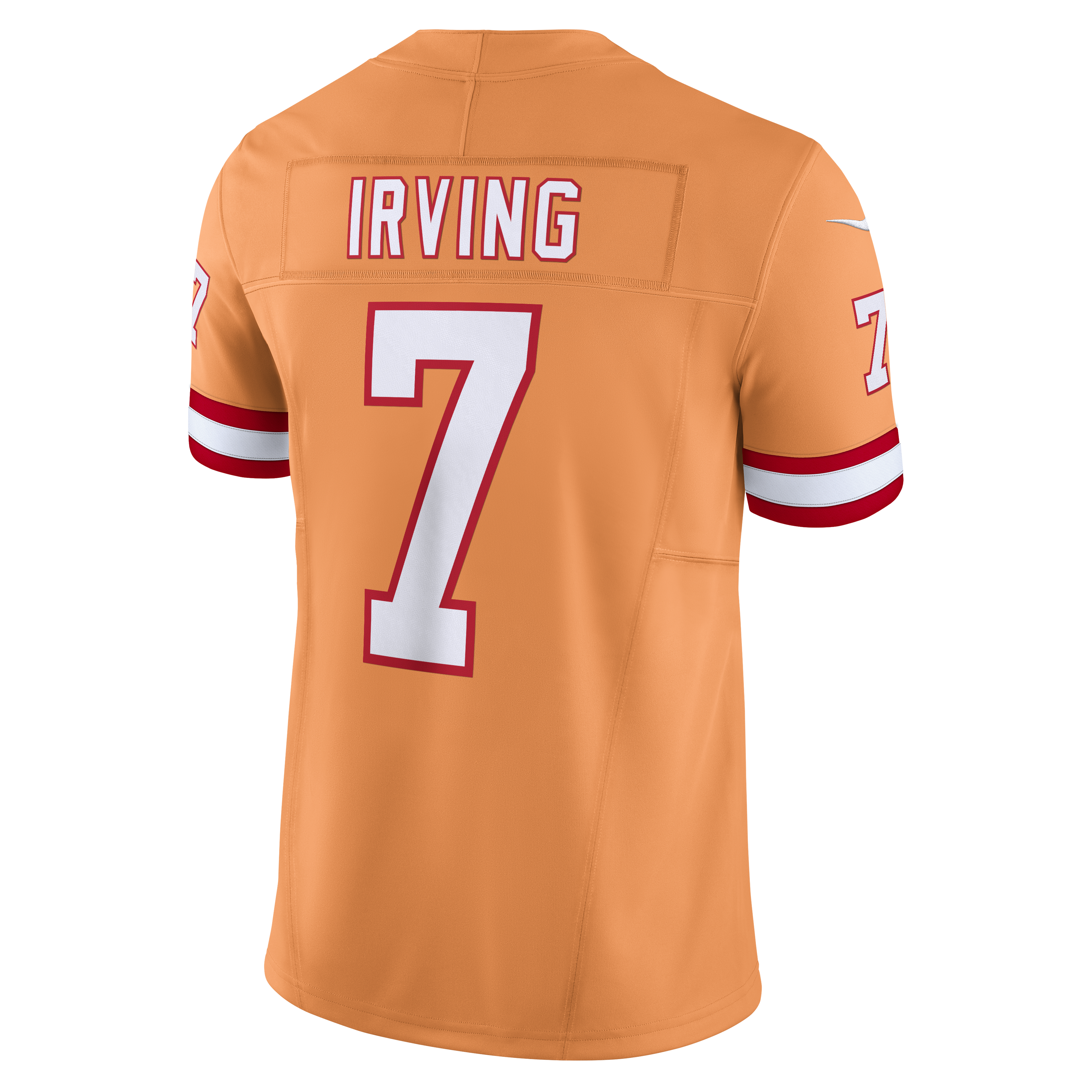 Bucky Irving Tampa Bay Buccaneers Nike Alternate 2 Throwback Vapor F.U.S.E. Limited Jersey – Orange Clowdercats