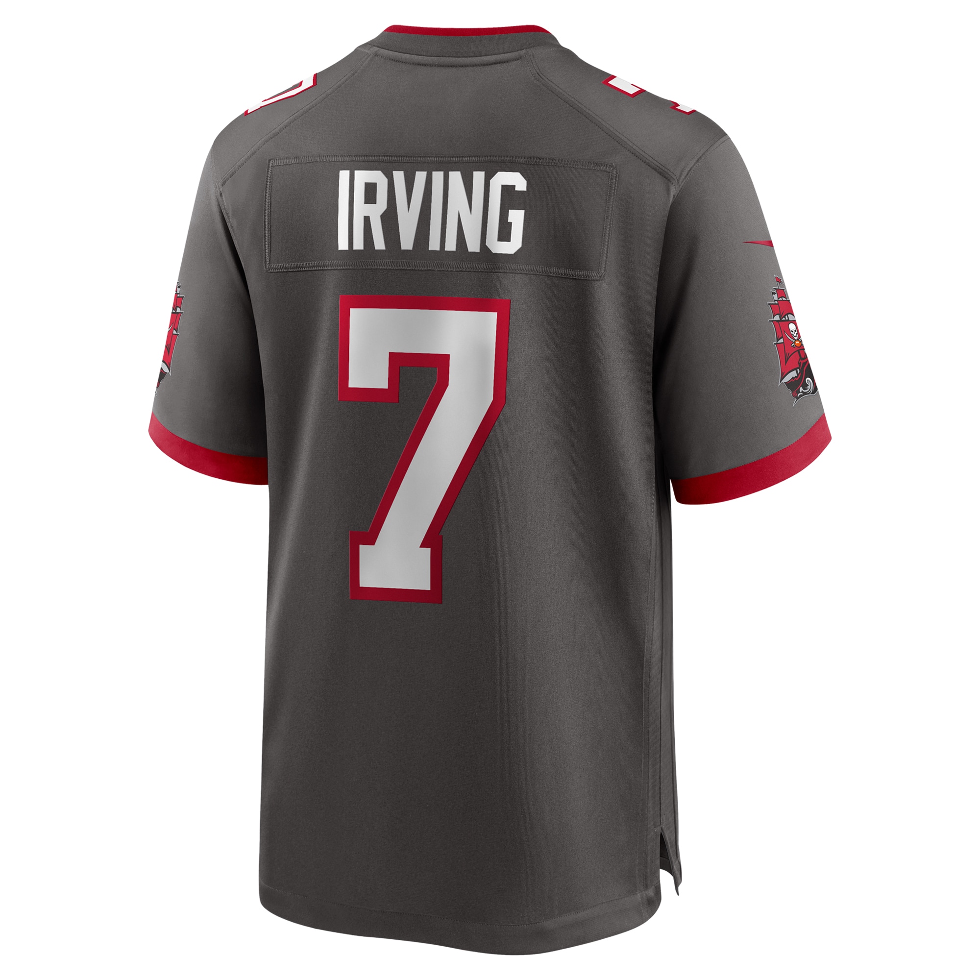 Bucky Irving Tampa Bay Buccaneers Nike Alternate Game Jersey – Pewter Clowdercats