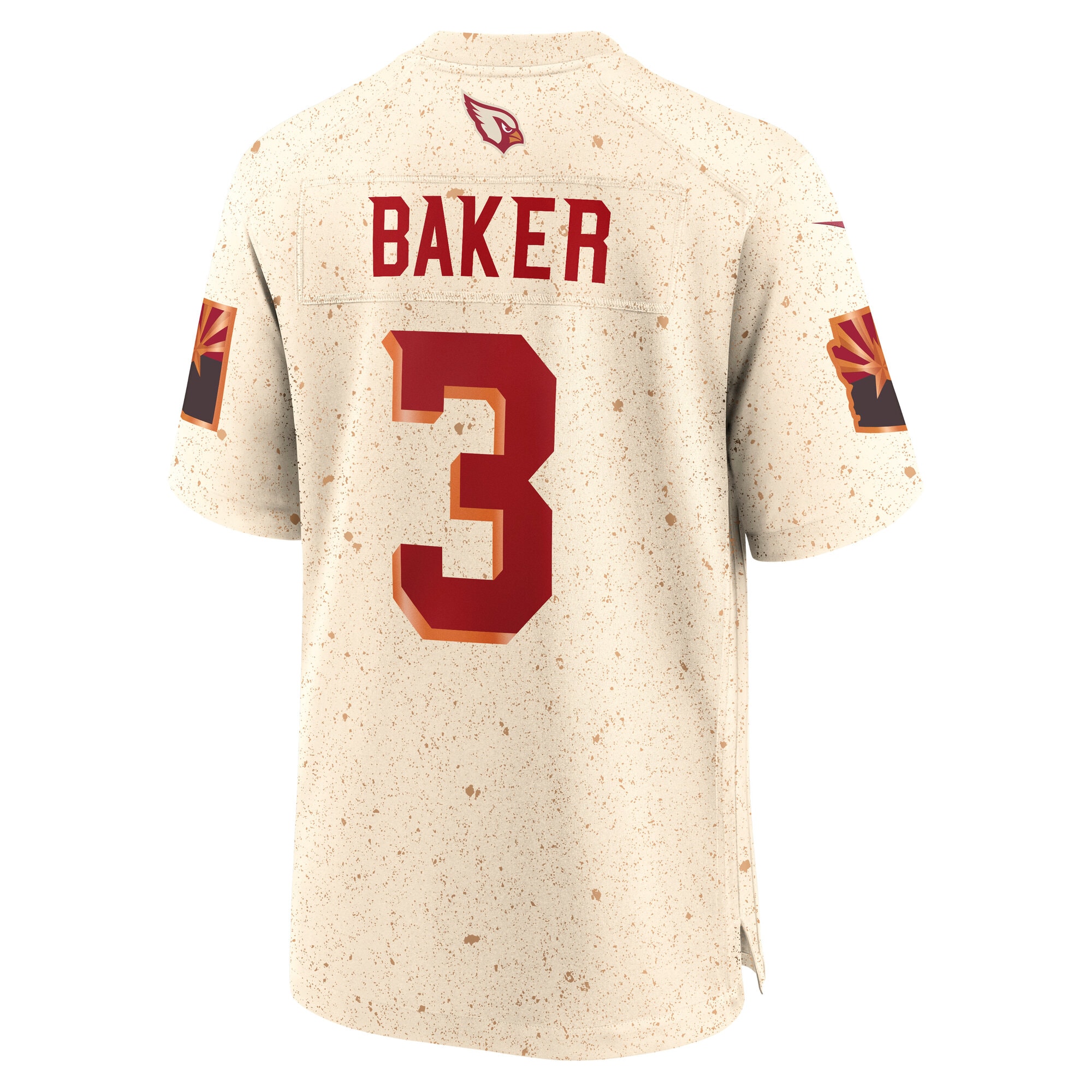Budda Baker Arizona Cardinals Nike 2025 Rivalries Collection Game Jersey – Natural