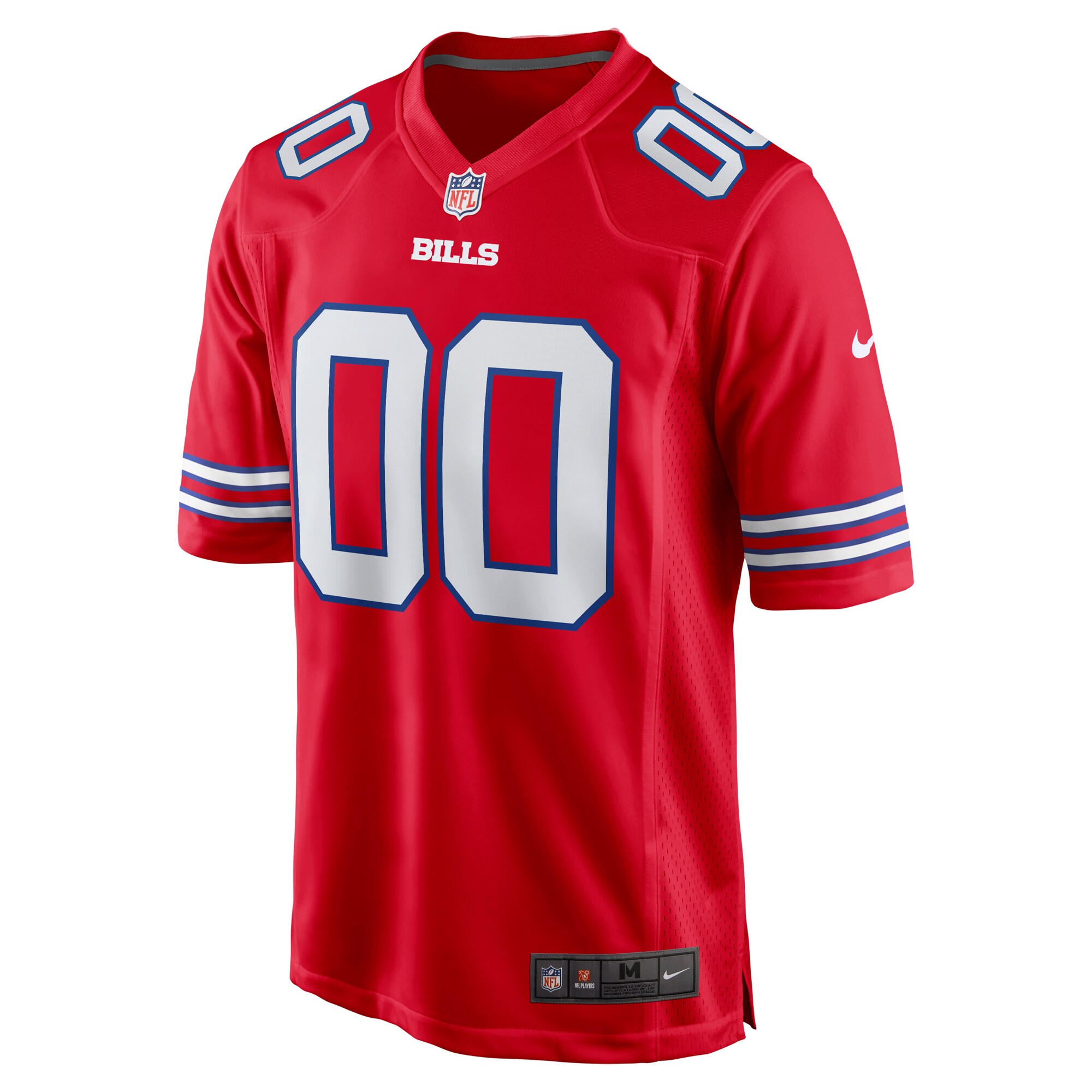 Buffalo Bills Nike Alternate Custom Game Jersey – Red Clowdercats