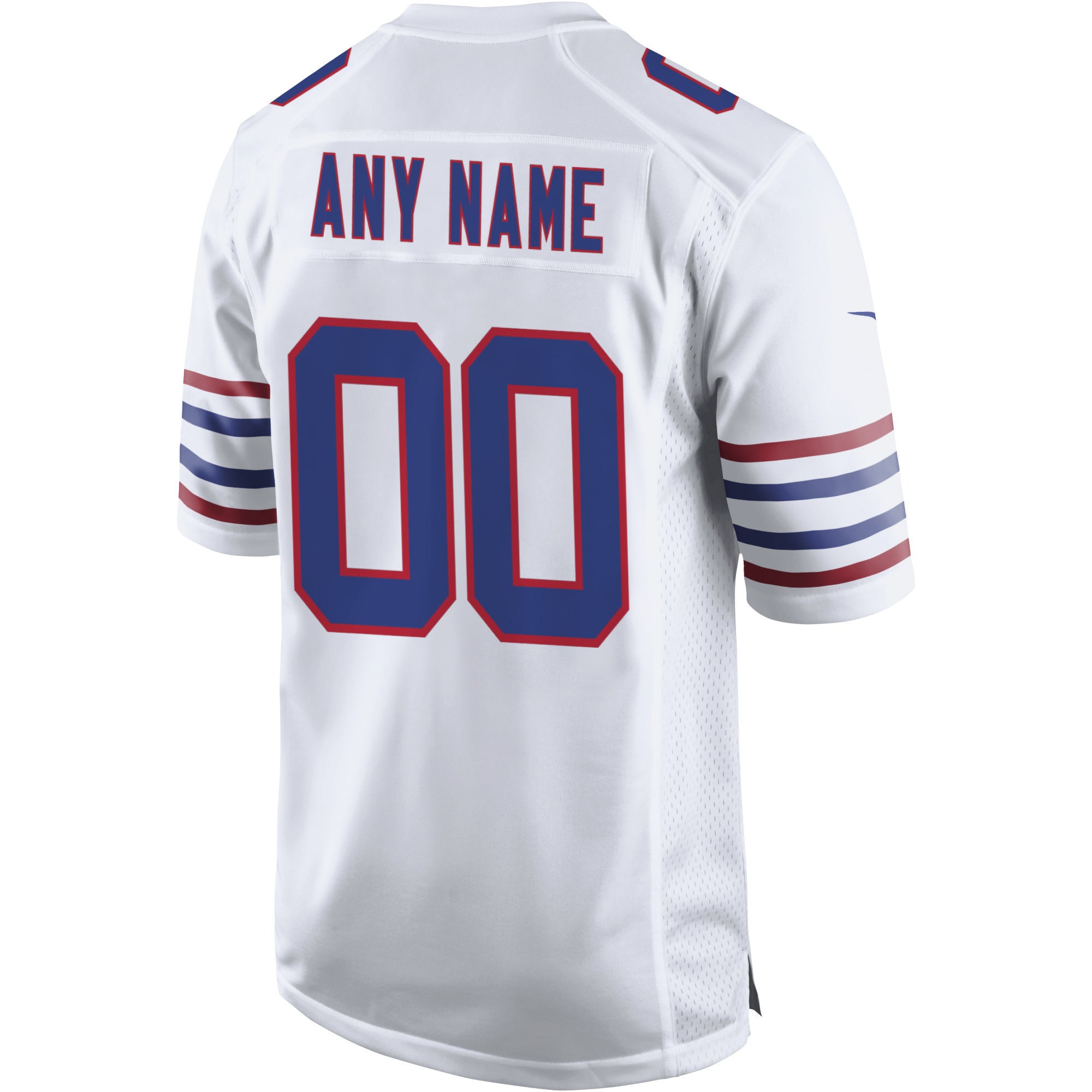 Buffalo Bills Nike Alternate Custom Game Jersey – White Clowdercats