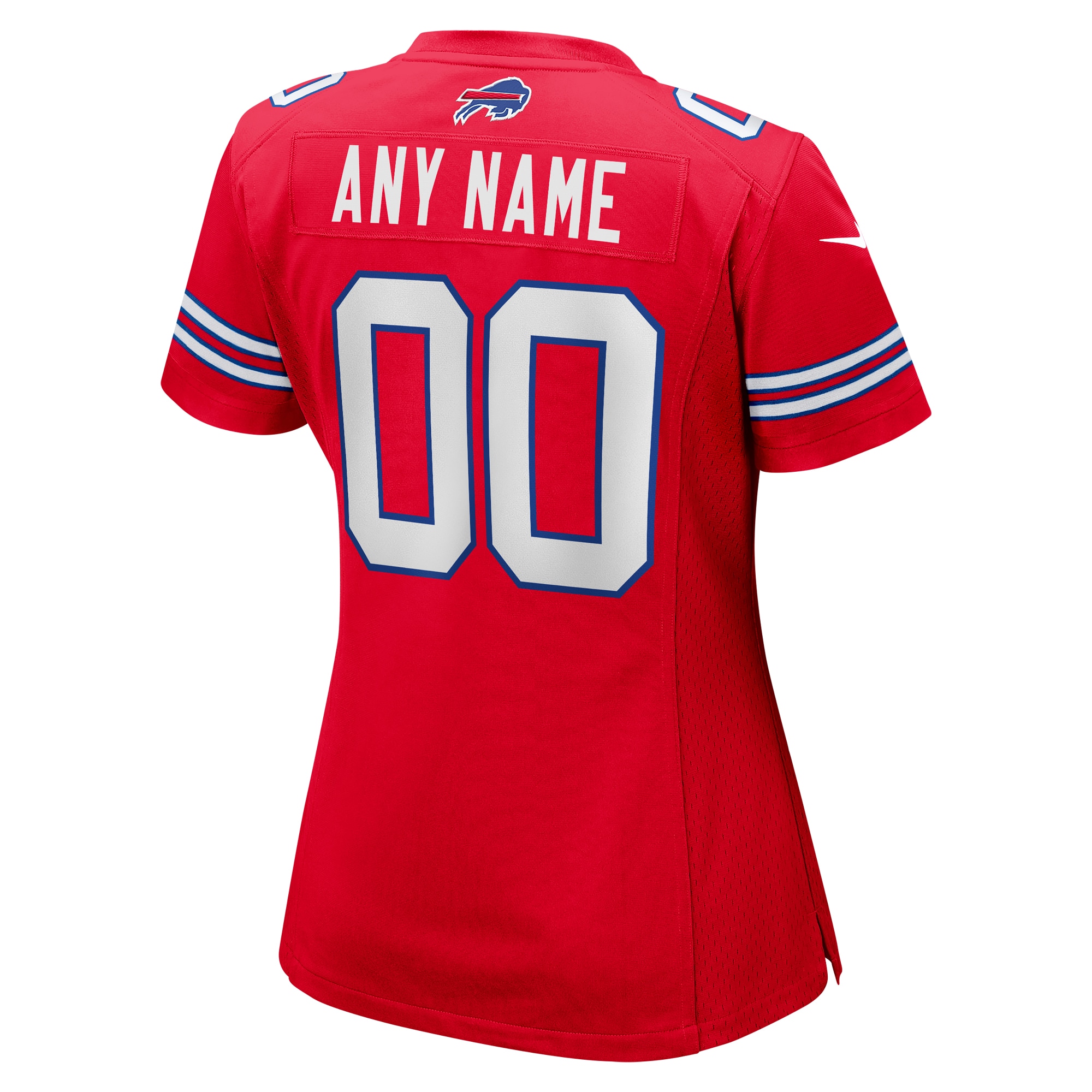 Buffalo Bills Nike Women’s Alternate Custom Game Jersey – Red Clowdercats