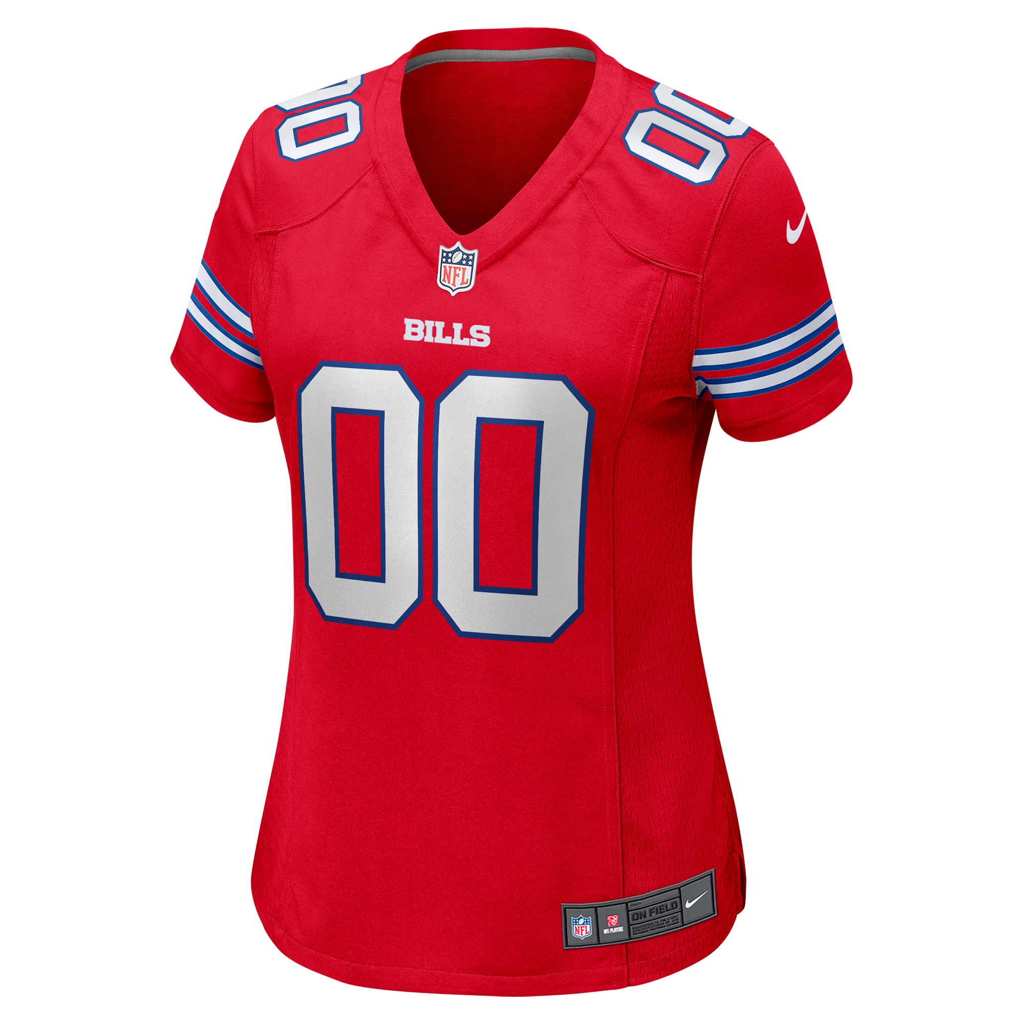 Buffalo Bills Nike Women’s Alternate Custom Game Jersey – Red Clowdercats