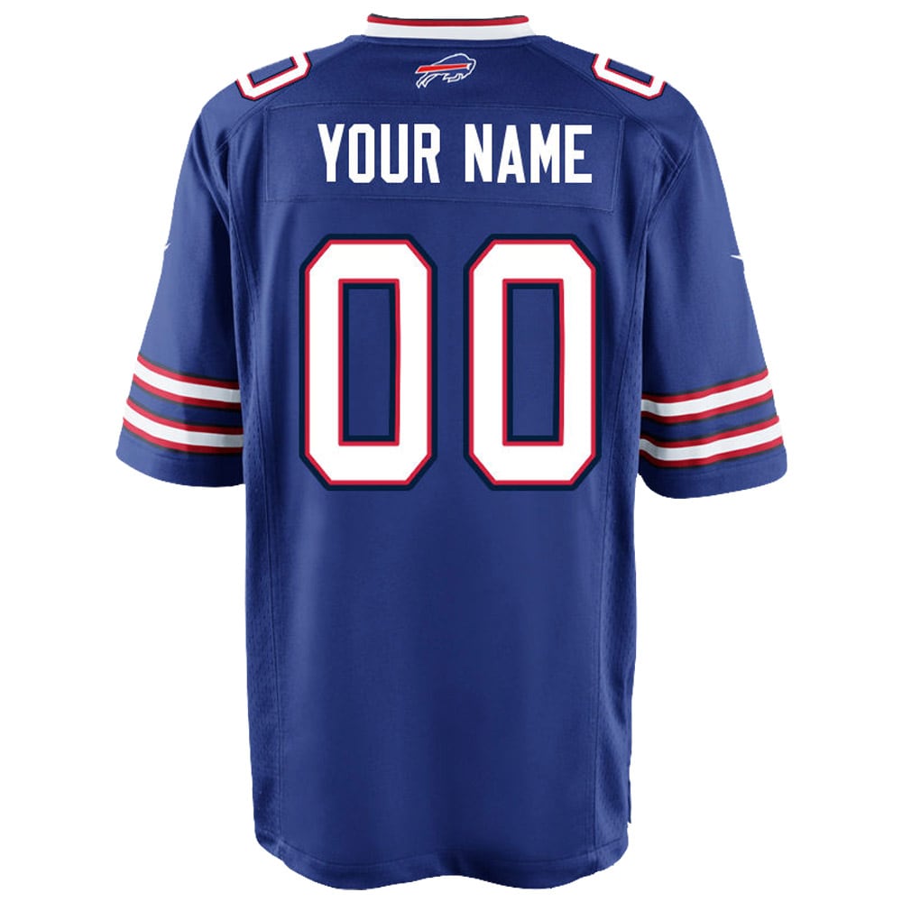Buffalo Bills Nike Youth Custom Game Jersey – Royal Clowdercats