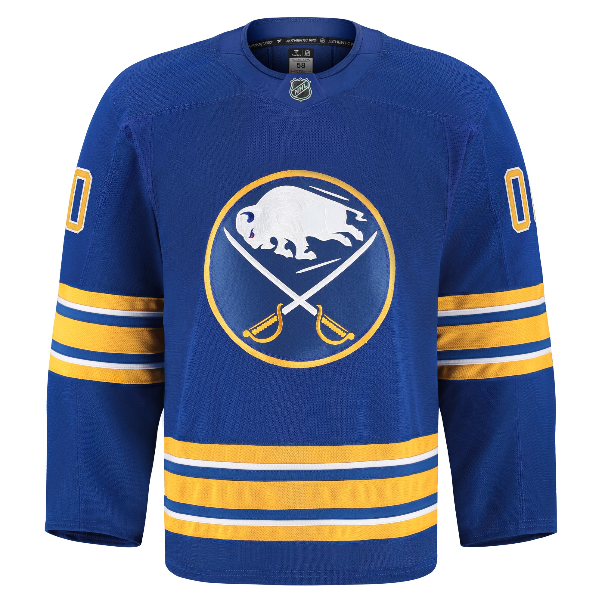 Buffalo Sabres Fanatics Home Authentic Pro Custom Jersey – Royal Clowdercats