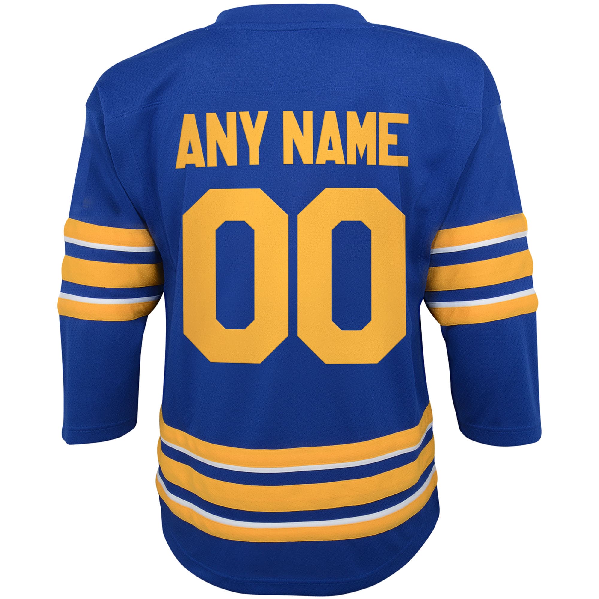 Buffalo Sabres Youth Home Replica Custom Jersey – Blue Clowdercats