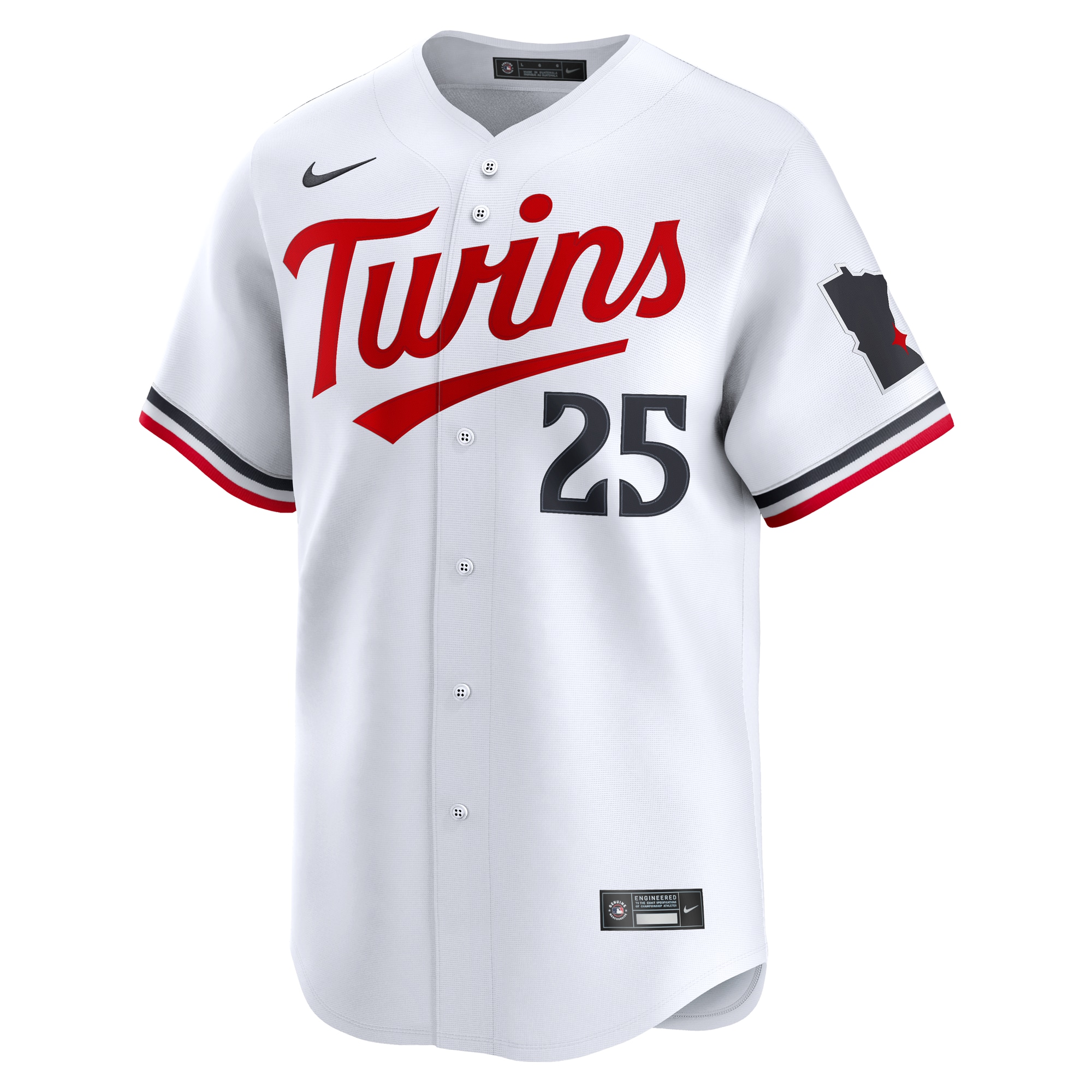 Byron Buxton Minnesota Twins Nike Home Limited Player Jersey – White