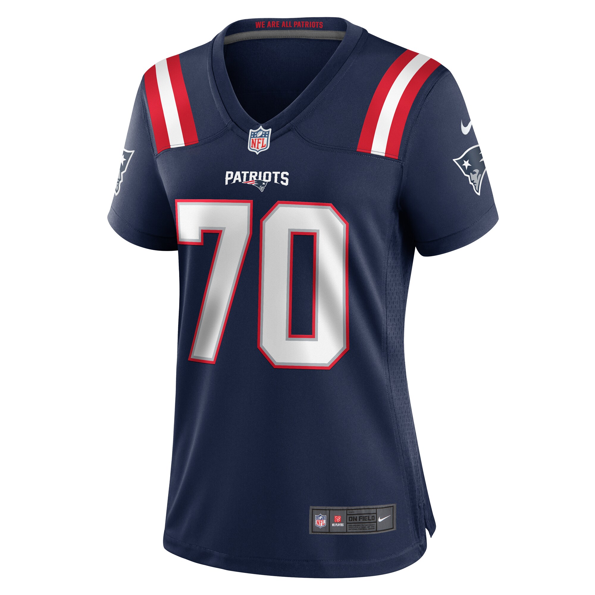 Caedan Wallace New England Patriots Nike Women’s Game Jersey – Navy Clowdercats
