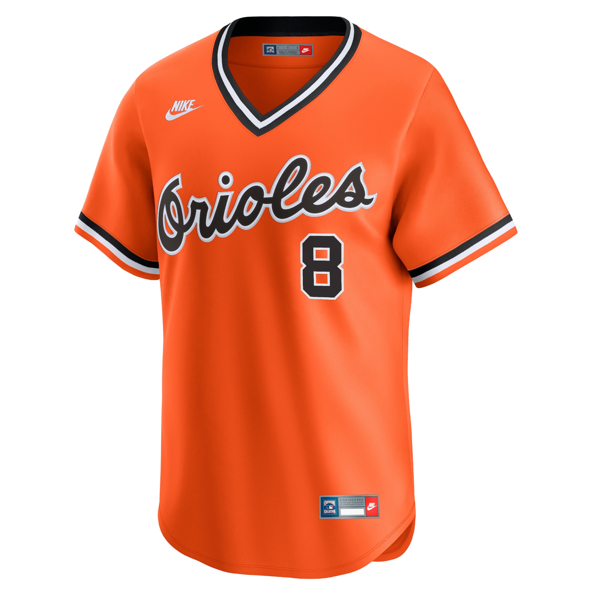 Cal Ripken Jr. Baltimore Orioles Nike Throwback Cooperstown Limited Jersey – Orange