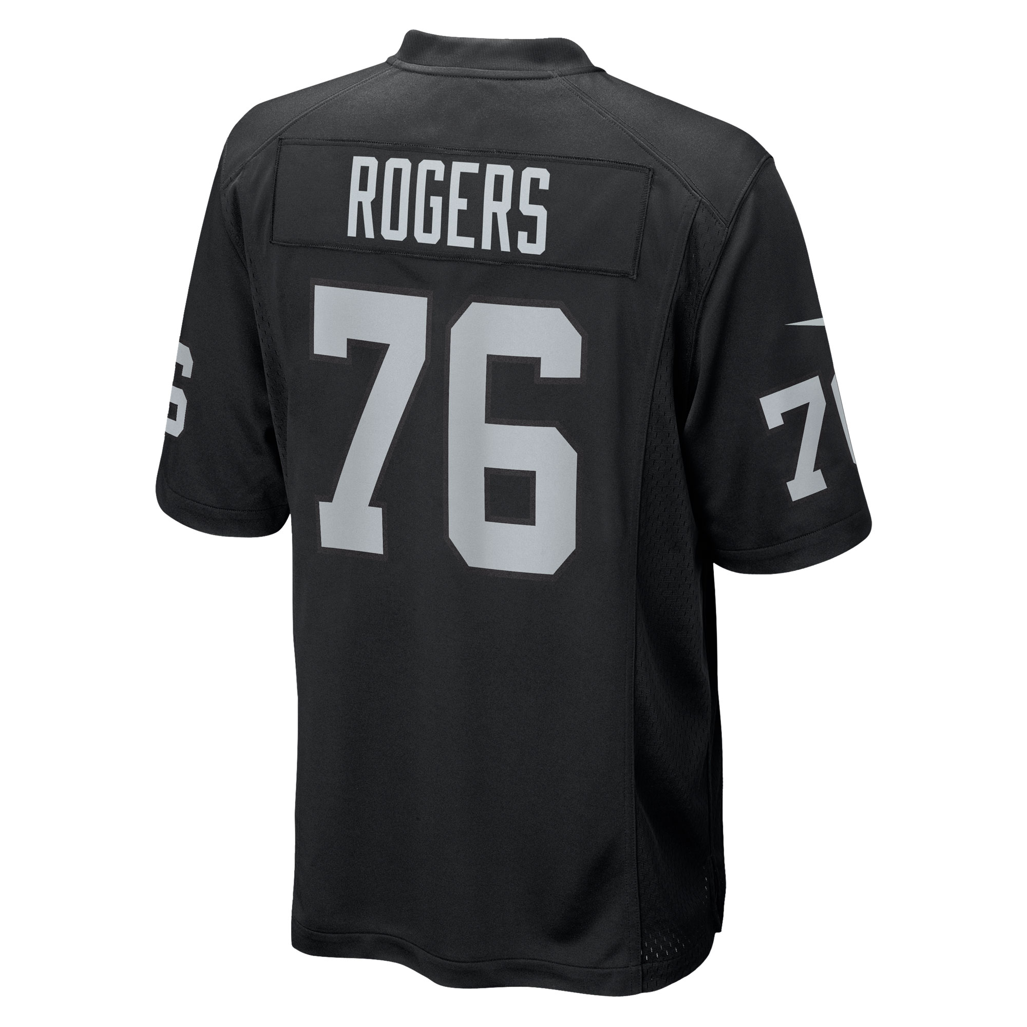 Caleb Rogers Las Vegas Raiders Nike Team Game Jersey – Black Clowdercats