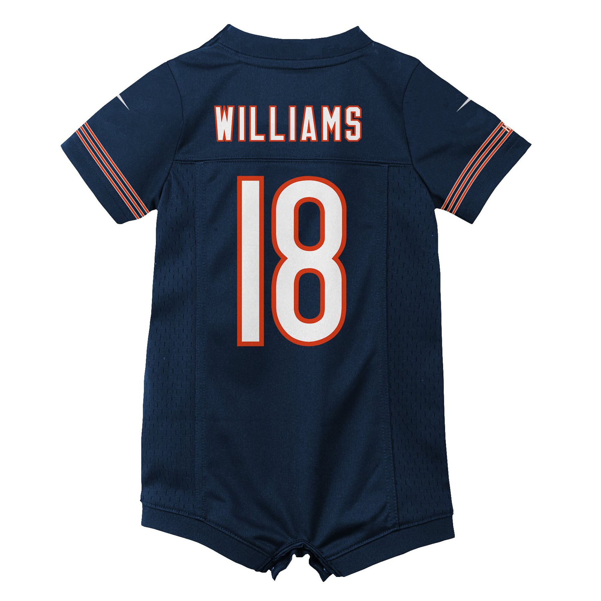 Caleb Williams Chicago Bears Nike Newborn & Infant Game Romper Jersey – Navy Clowdercats