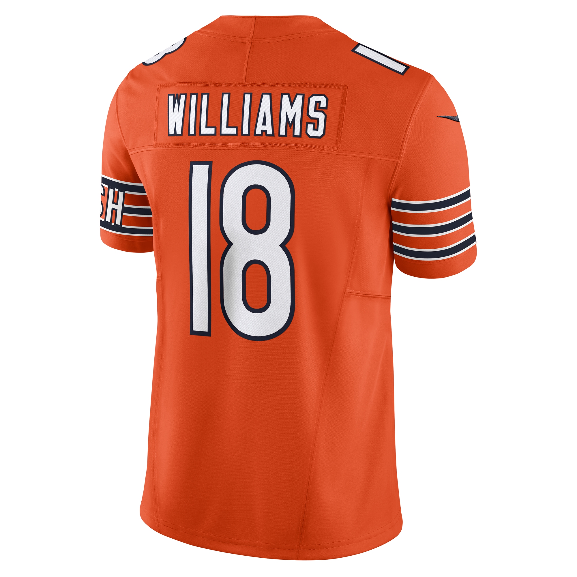 Caleb Williams Chicago Bears Nike Vapor F.U.S.E. Limited Jersey – Orange Clowdercats