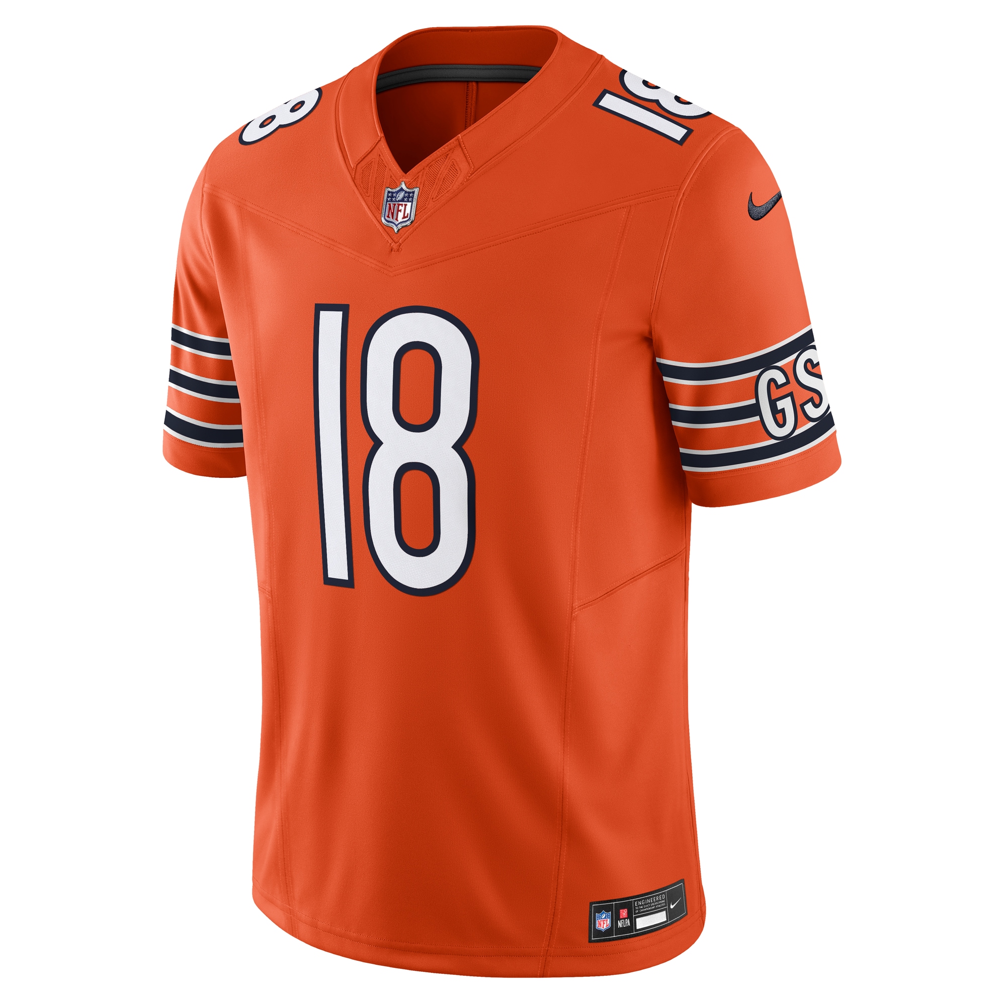 Caleb Williams Chicago Bears Nike Vapor F.U.S.E. Limited Jersey – Orange Clowdercats