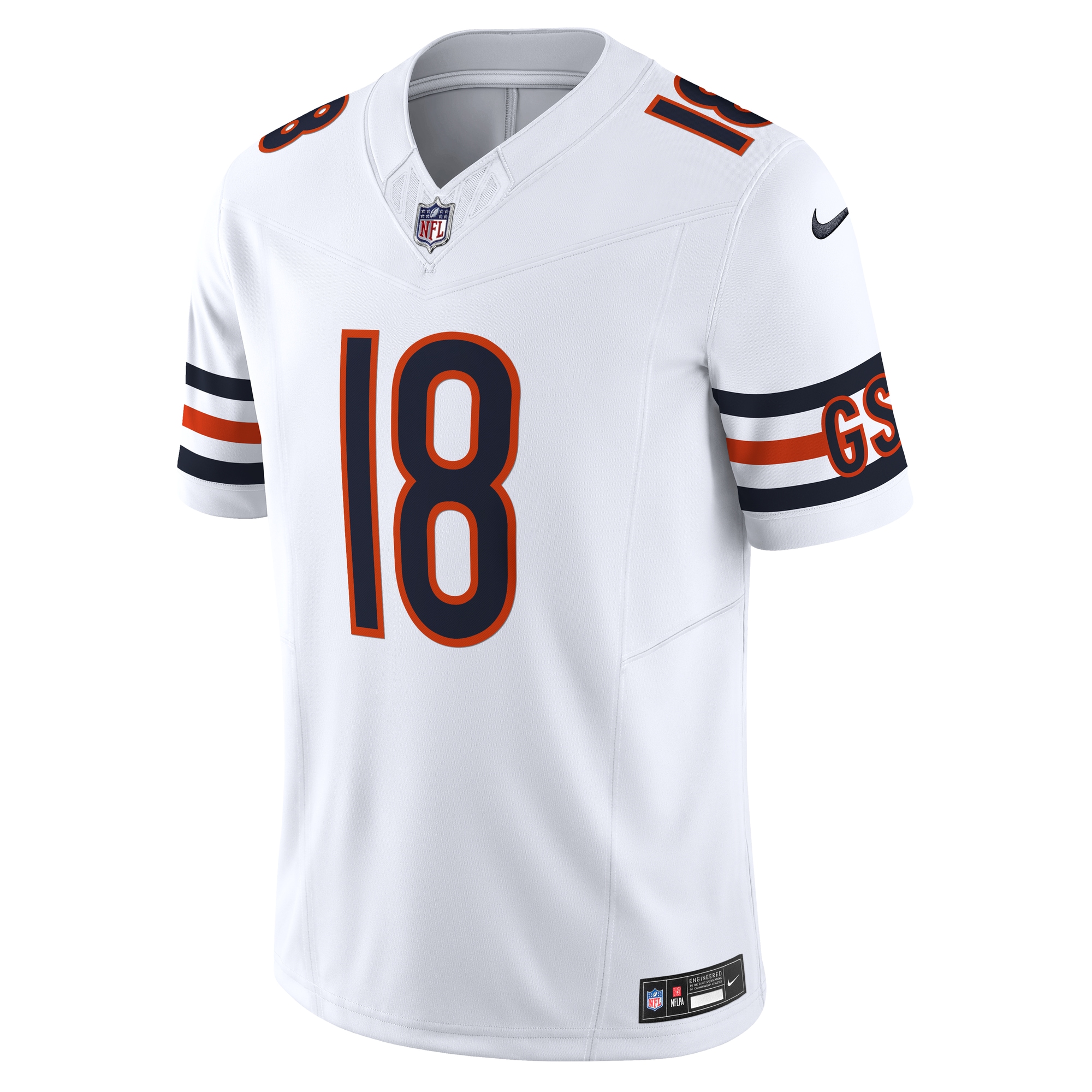 Caleb Williams Chicago Bears Nike Vapor F.U.S.E. Limited Jersey – White Clowdercats