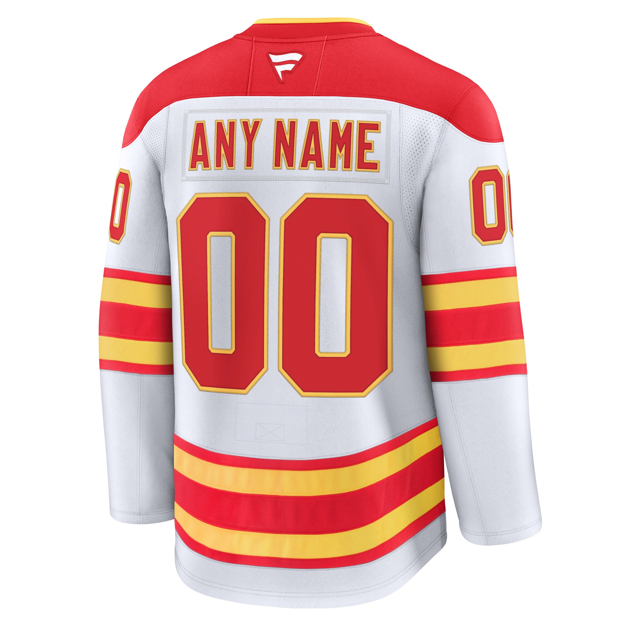 Calgary Flames Fanatics Away Premium Custom Jersey – White Clowdercats