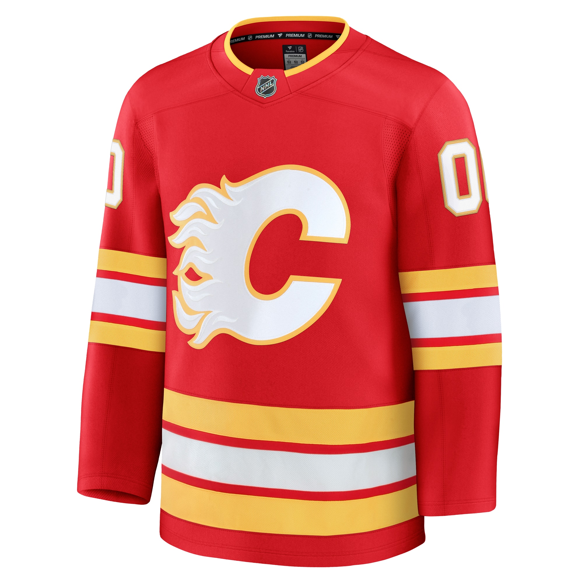 Calgary Flames Fanatics Home Premium Custom Jersey – Red Clowdercats