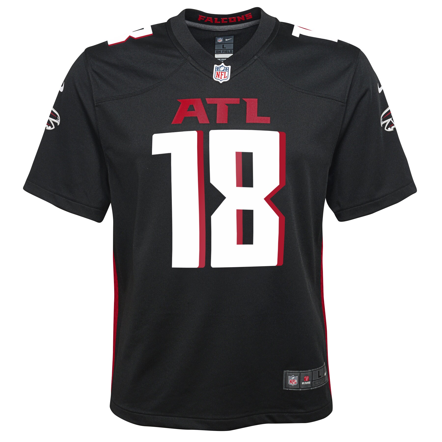 Calvin Ridley Atlanta Falcons Nike Youth Player Game Jersey – Black Clowdercats