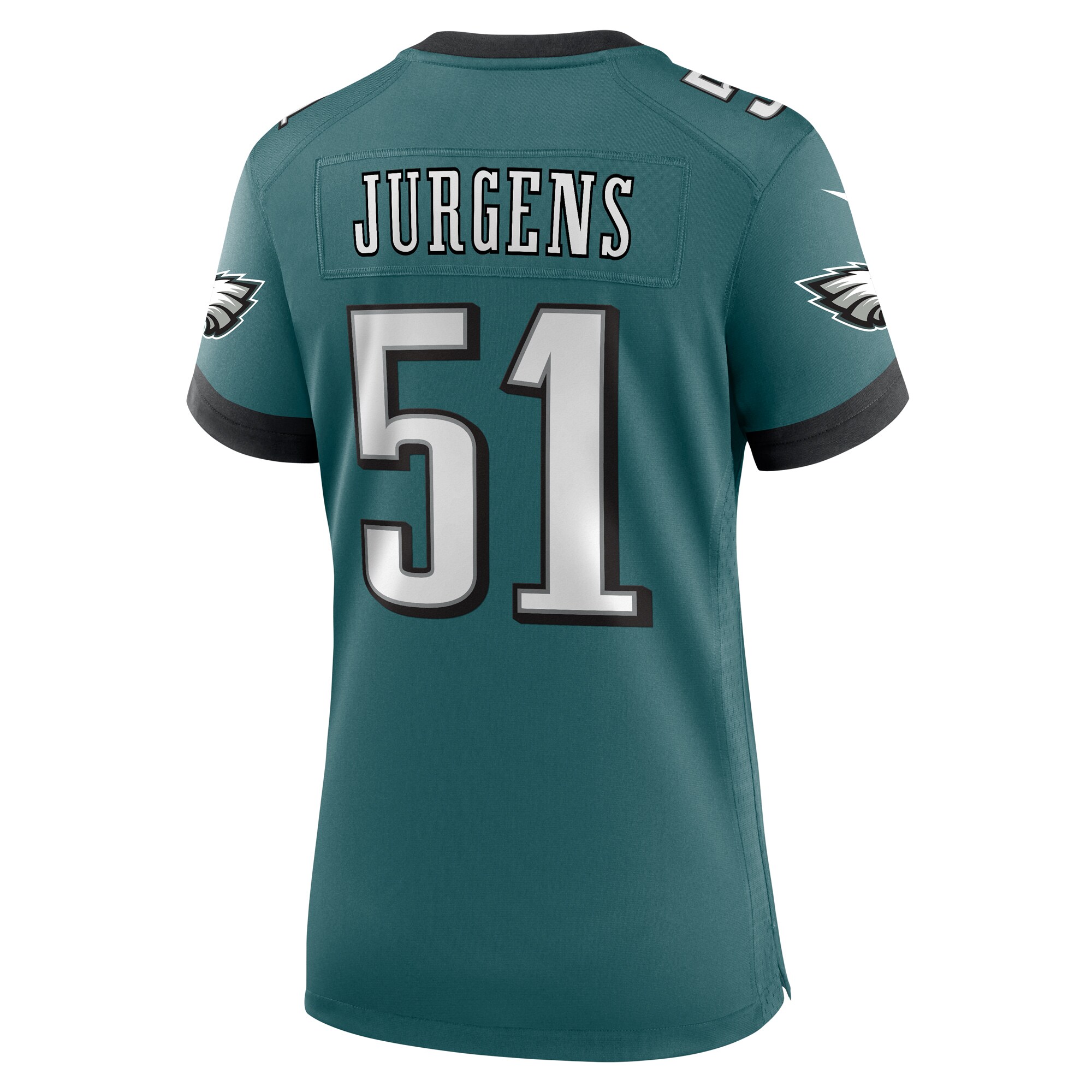 Cam Jurgens Philadelphia Eagles Nike Women’s Team Game Jersey – Midnight Green Clowdercats