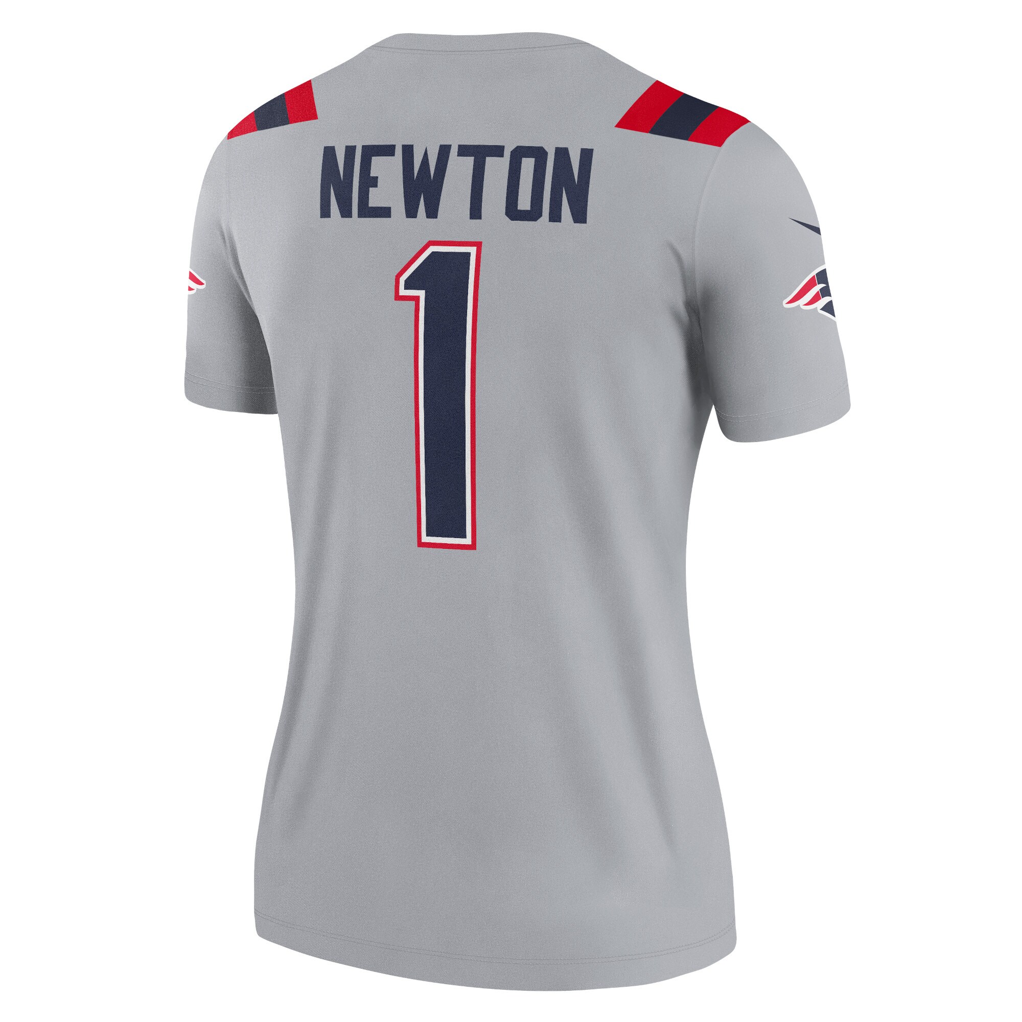 Cam Newton New England Patriots Nike Women’s Inverted Legend Jersey – Silver Clowdercats