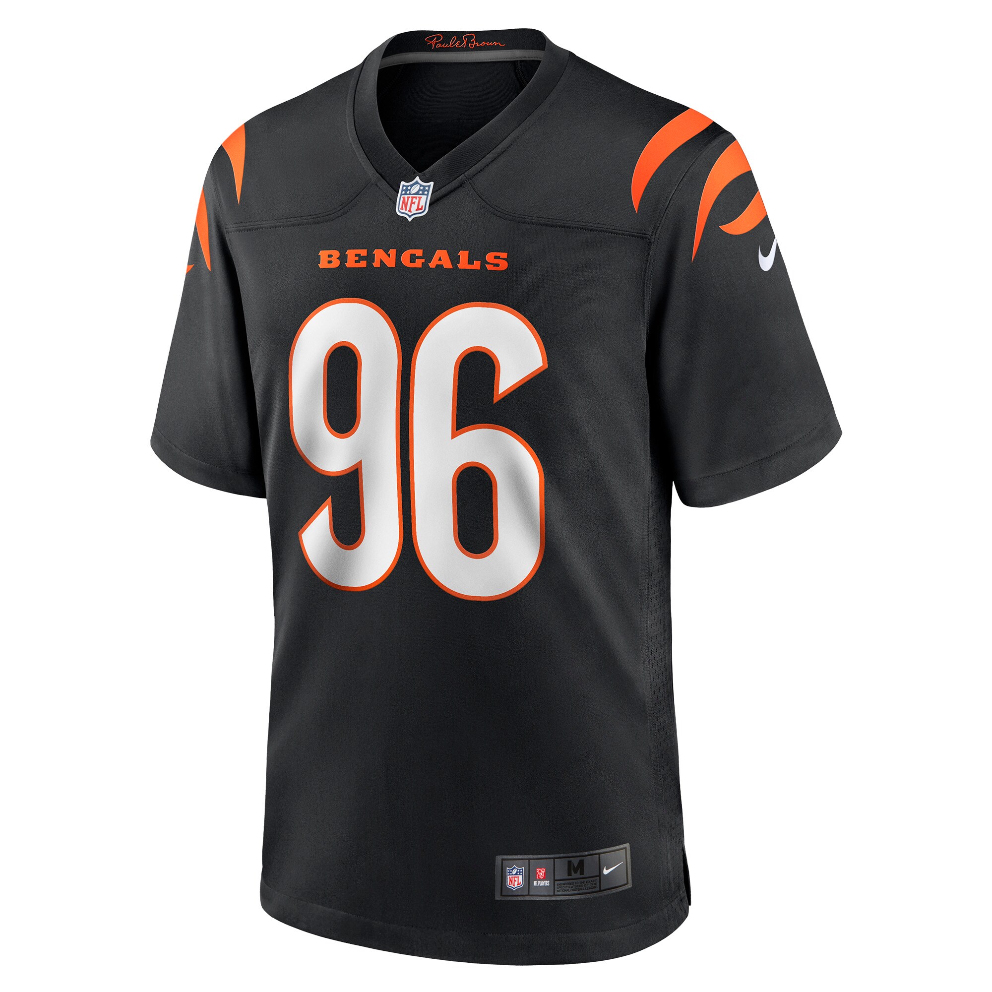 Cam Sample Cincinnati Bengals Nike Game Jersey – Black Clowdercats