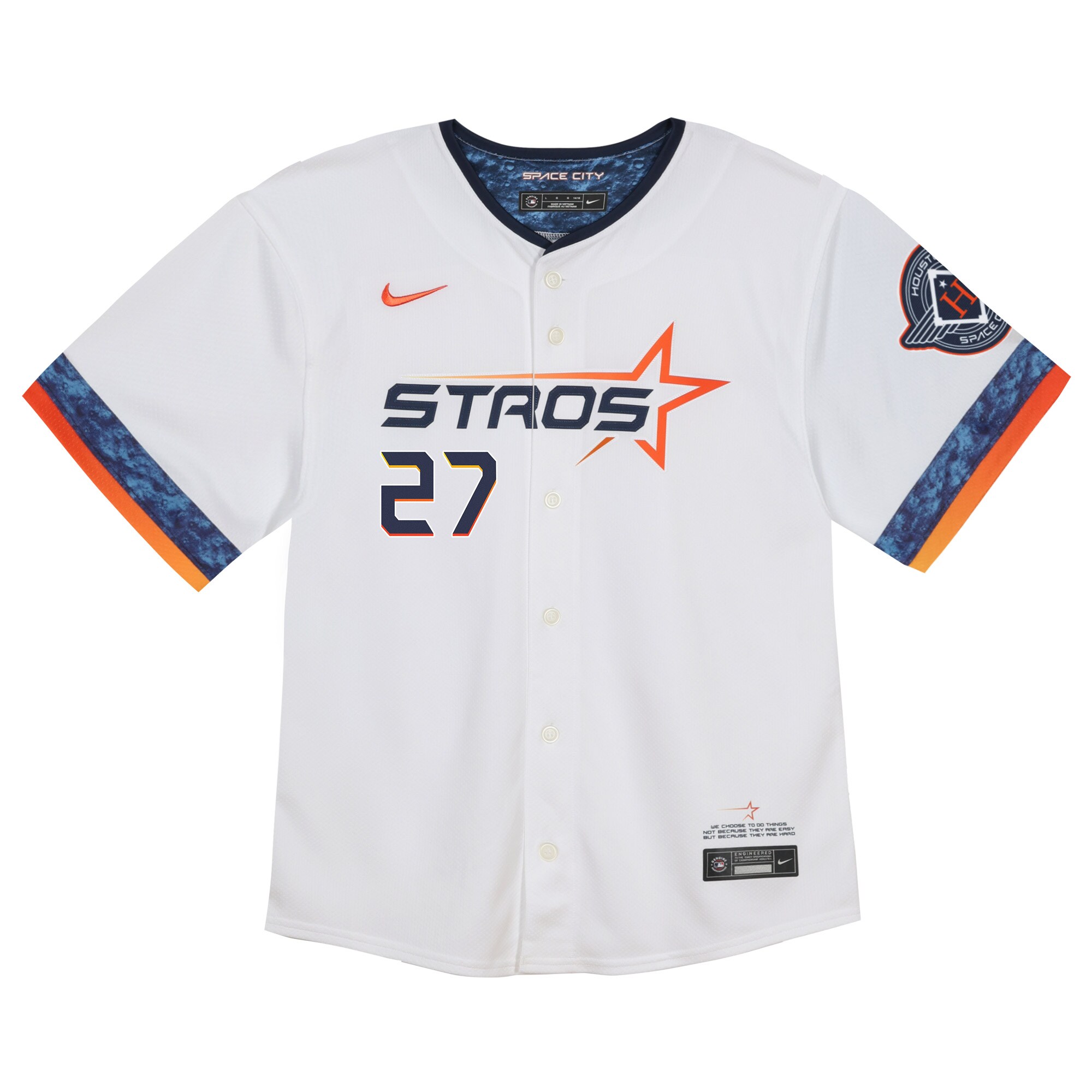 Cam Smith #11 Houston Astros Nike Home Limited Player Jersey – White