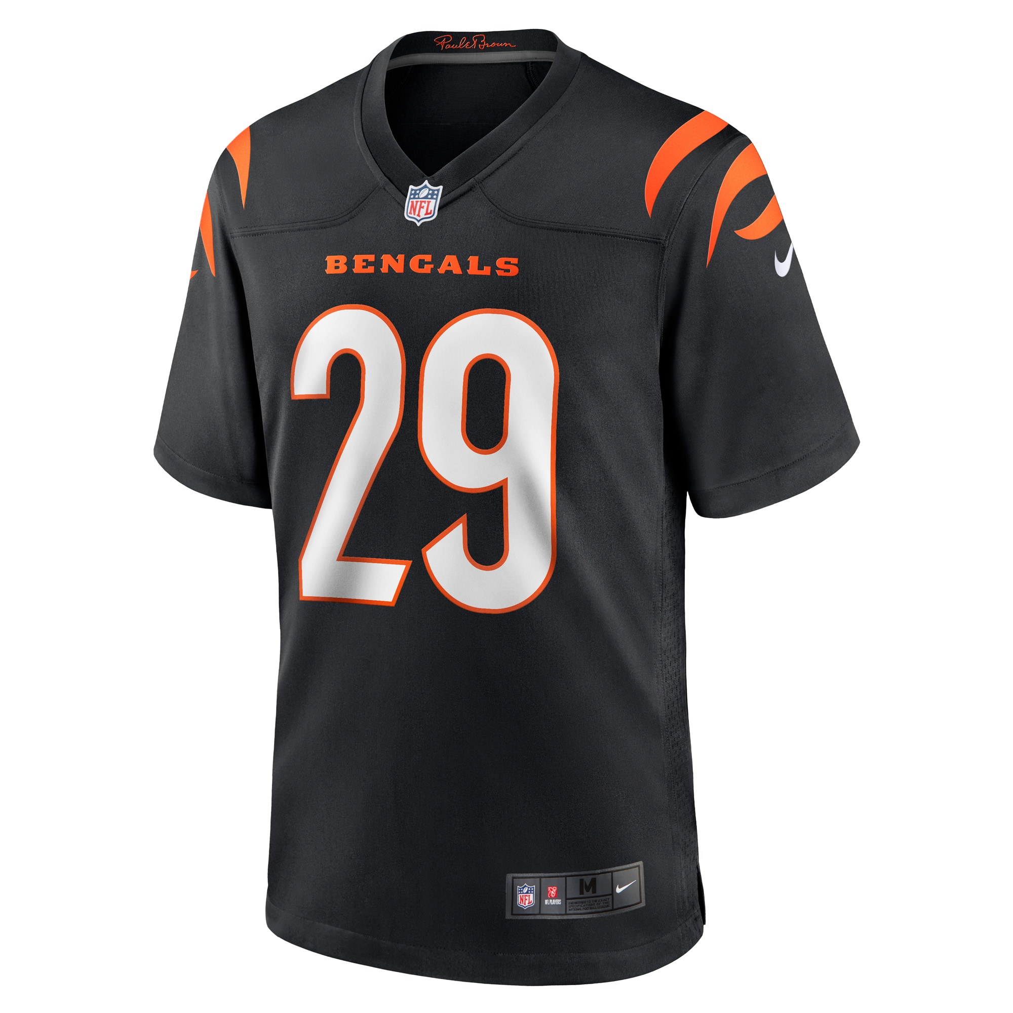 Cam Taylor-Britt Cincinnati Bengals Nike Game Player Jersey – Black Clowdercats