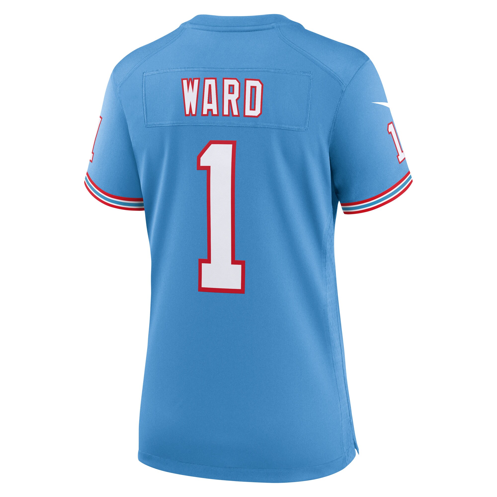 Cam Ward Tennessee Titans Nike Women’s 2025 NFL Draft 2nd Alternate Game Jersey – Light Blue Clowdercats