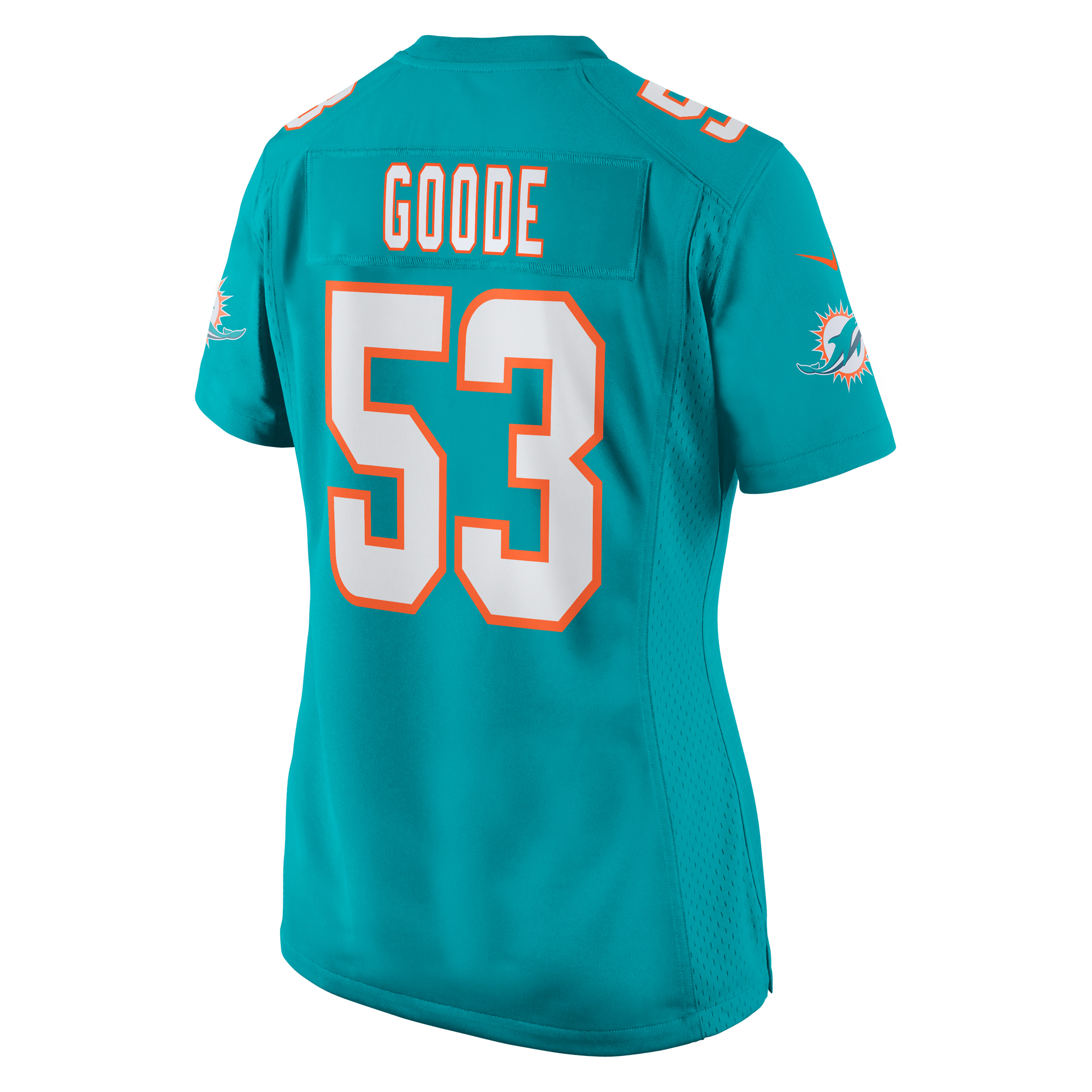 Cameron Goode Miami Dolphins Nike Women’s Game Player Jersey – Aqua Clowdercats
