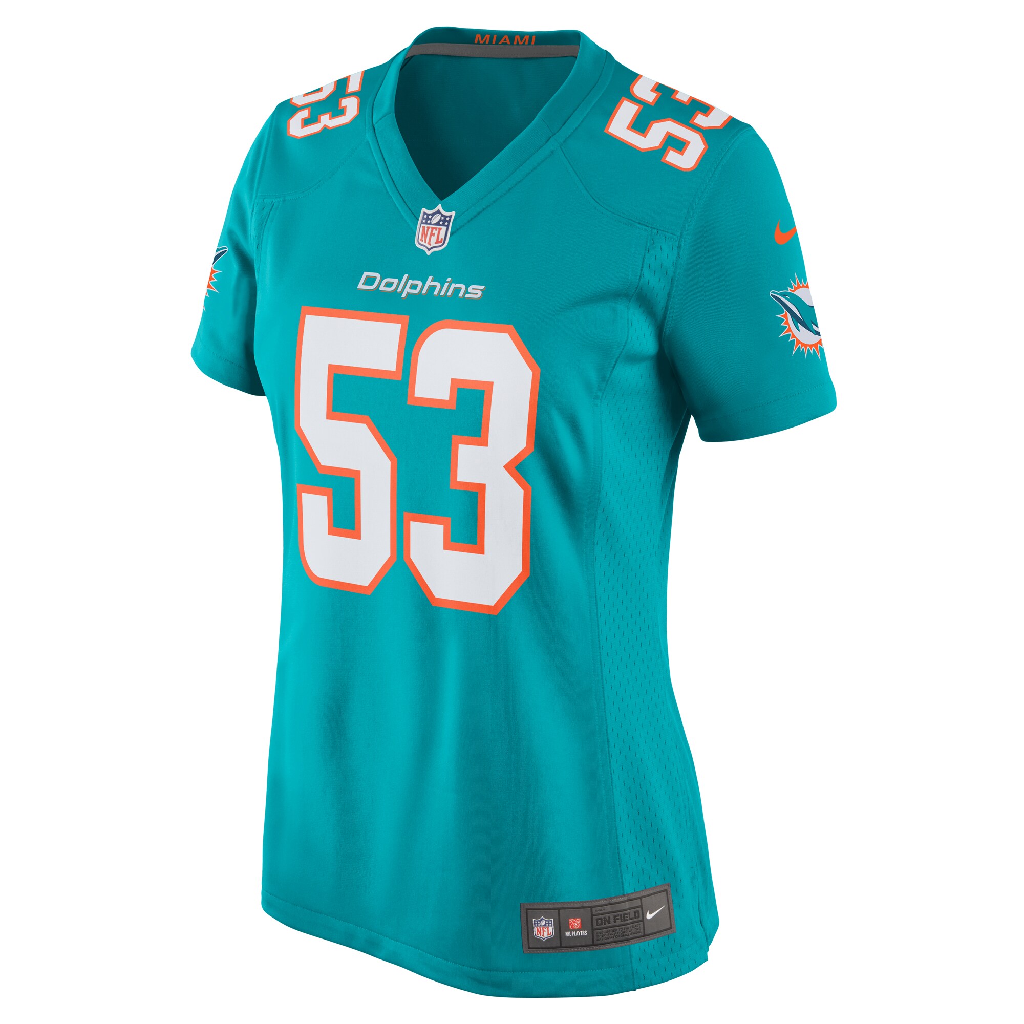 Cameron Goode Miami Dolphins Nike Women’s Game Player Jersey – Aqua Clowdercats