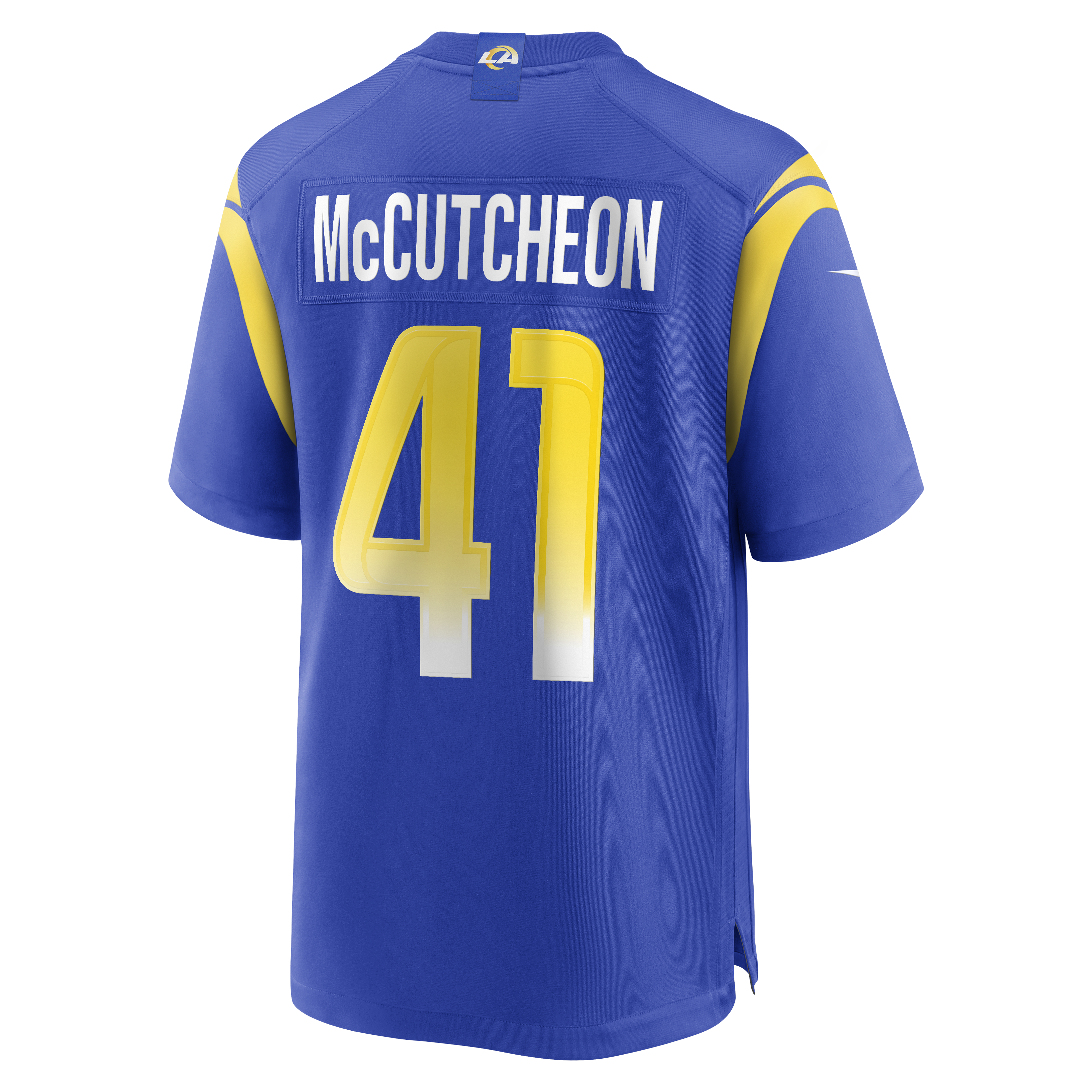 Cameron McCutcheon Los Angeles Rams Nike Game Jersey – Royal Clowdercats