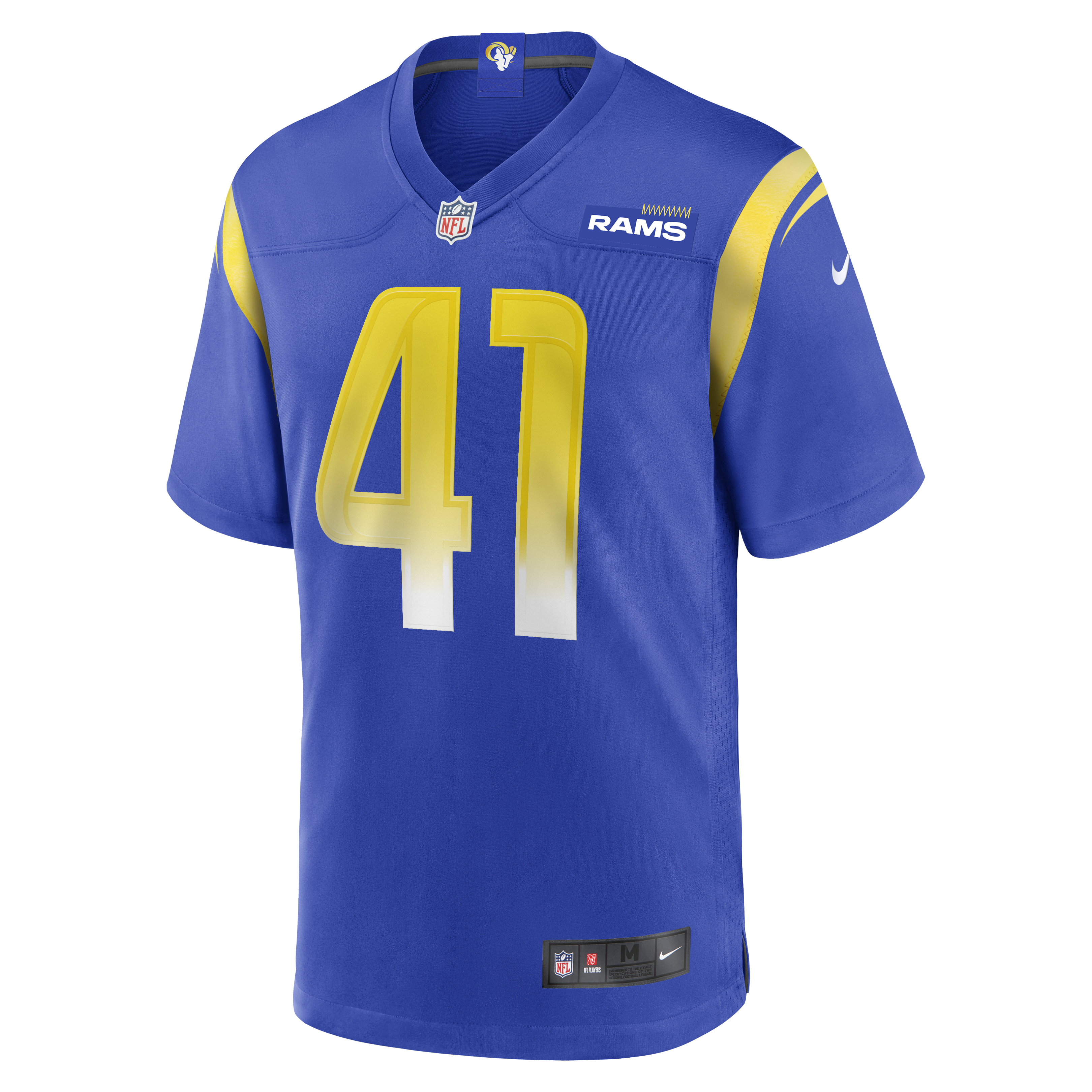 Cameron McCutcheon Los Angeles Rams Nike Game Jersey – Royal Clowdercats