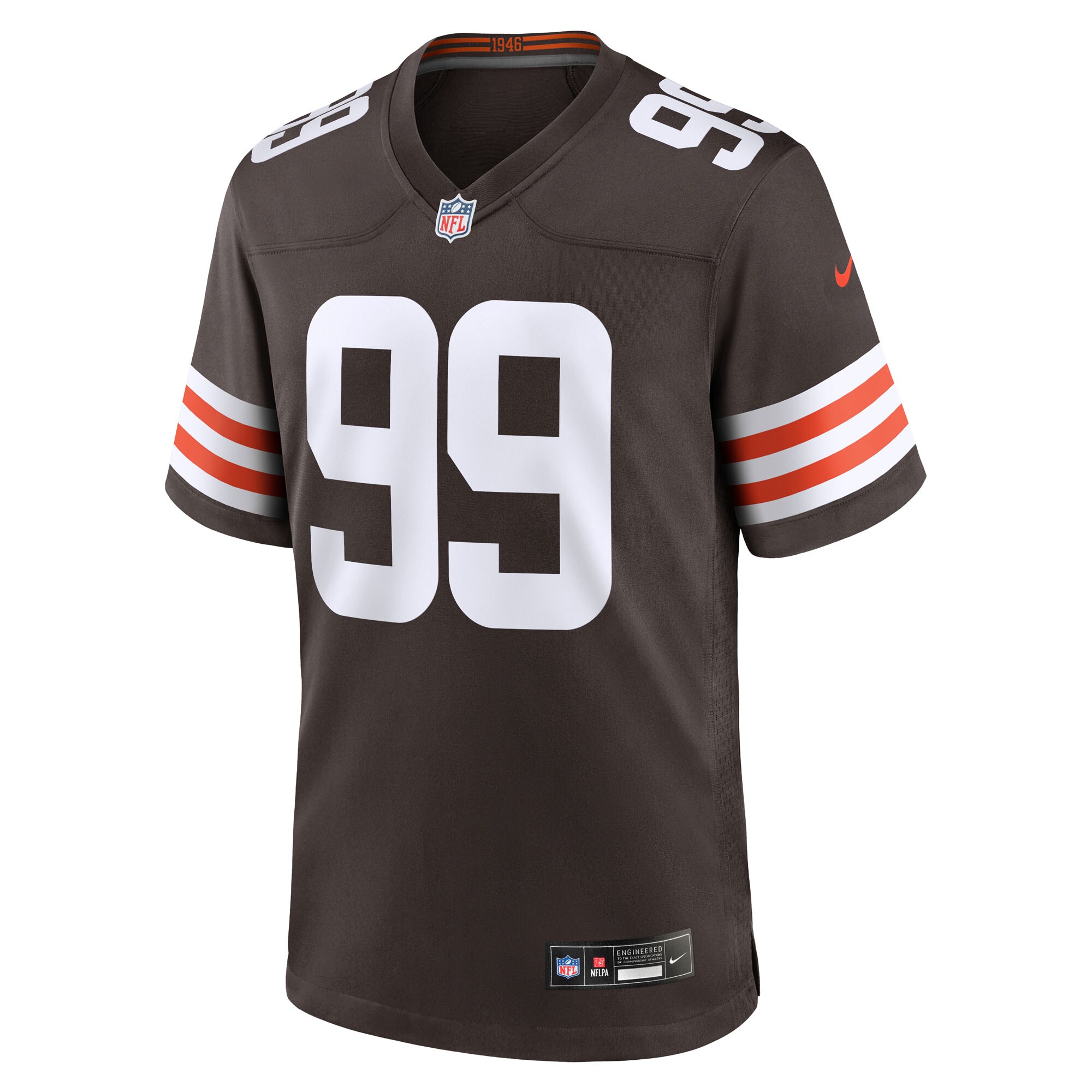 Cameron Thomas Cleveland Browns Nike Team Game Jersey – Brown Clowdercats