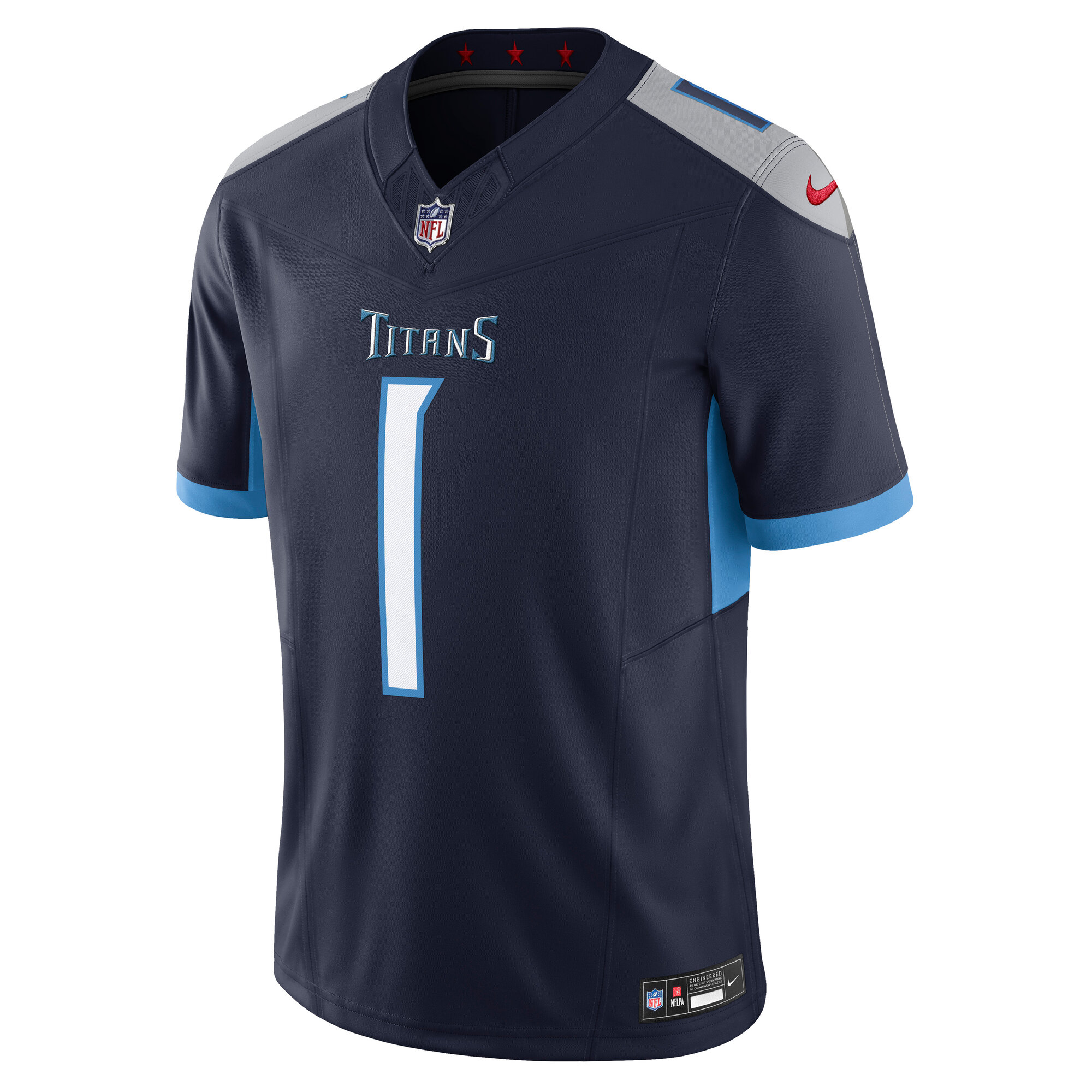 Cameron Ward Tennessee Titans Nike Alternate Limited Jersey – Navy Clowdercats