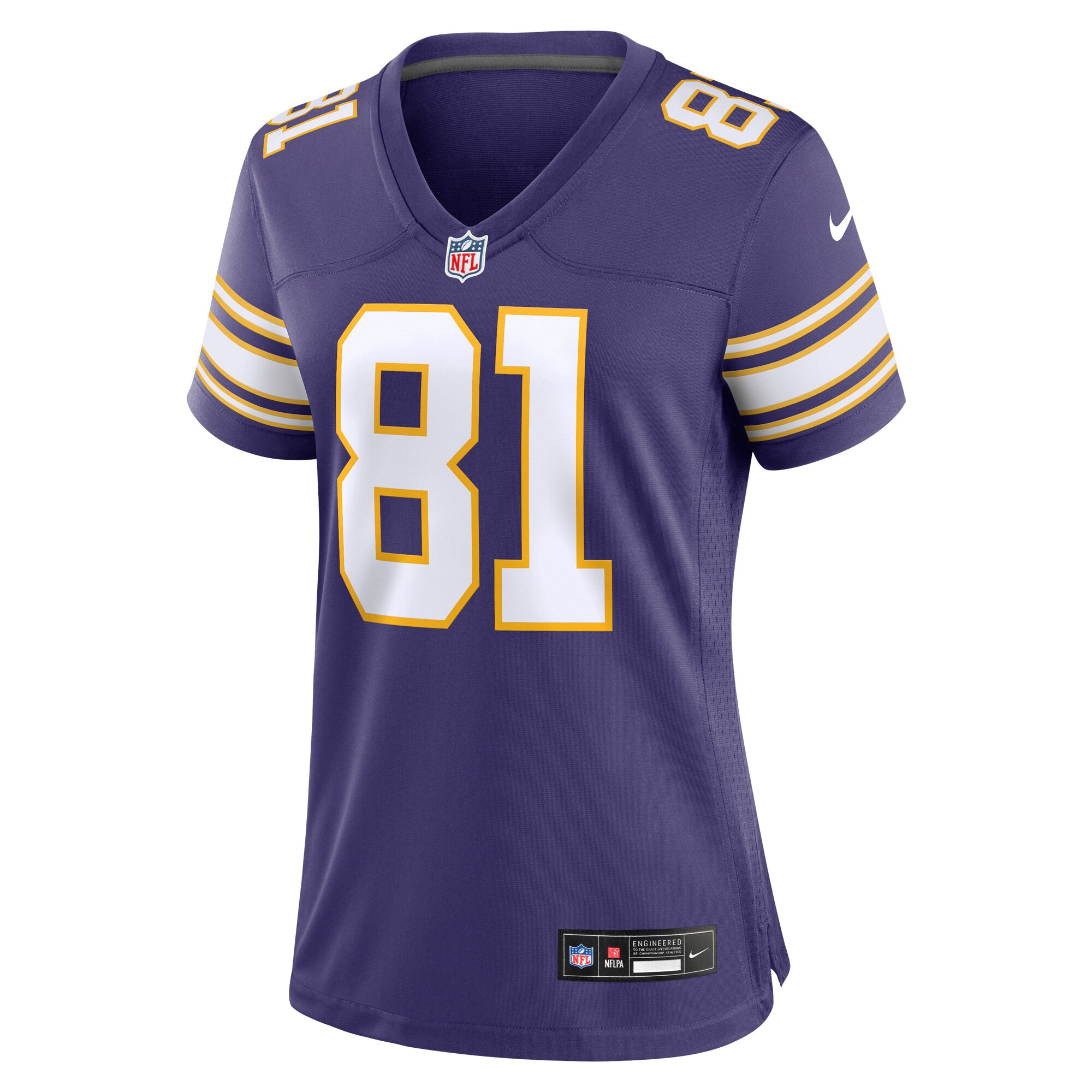 Carl Eller Minnesota Vikings Nike Women’s Classic Retired Player Jersey – Purple Clowdercats