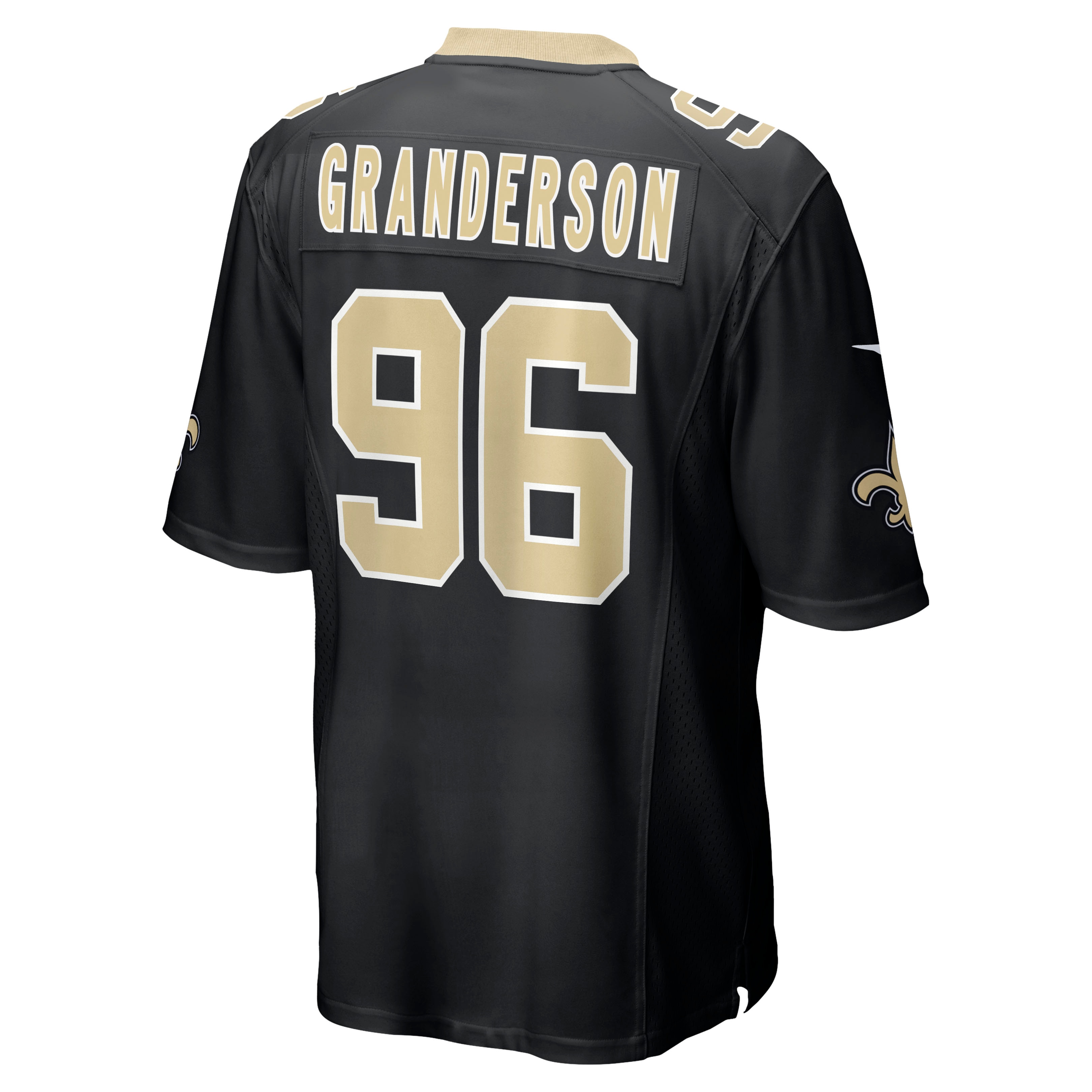 Carl Granderson New Orleans Saints Nike Game Jersey – Black Clowdercats