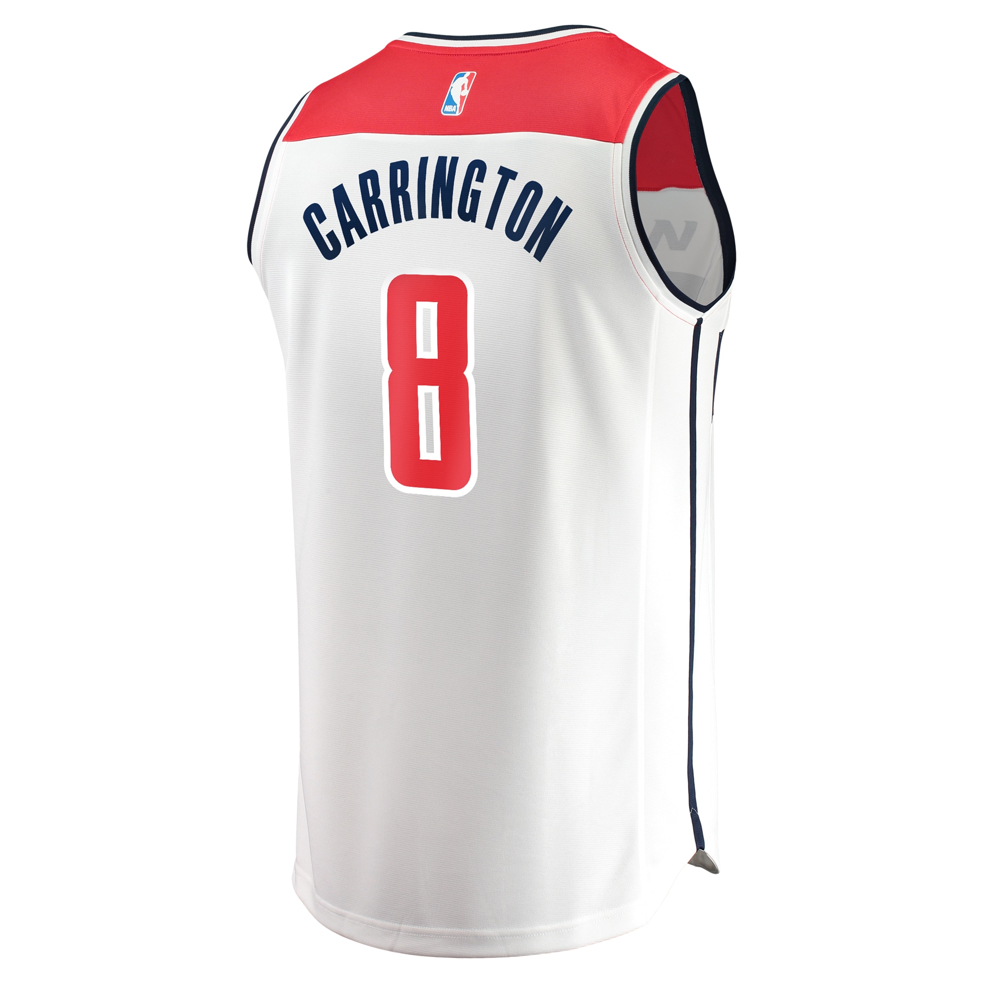 Carlton Carrington Washington Wizards Fanatics Fast Break Replica Player Jersey – Association Edition – White Clowdercats