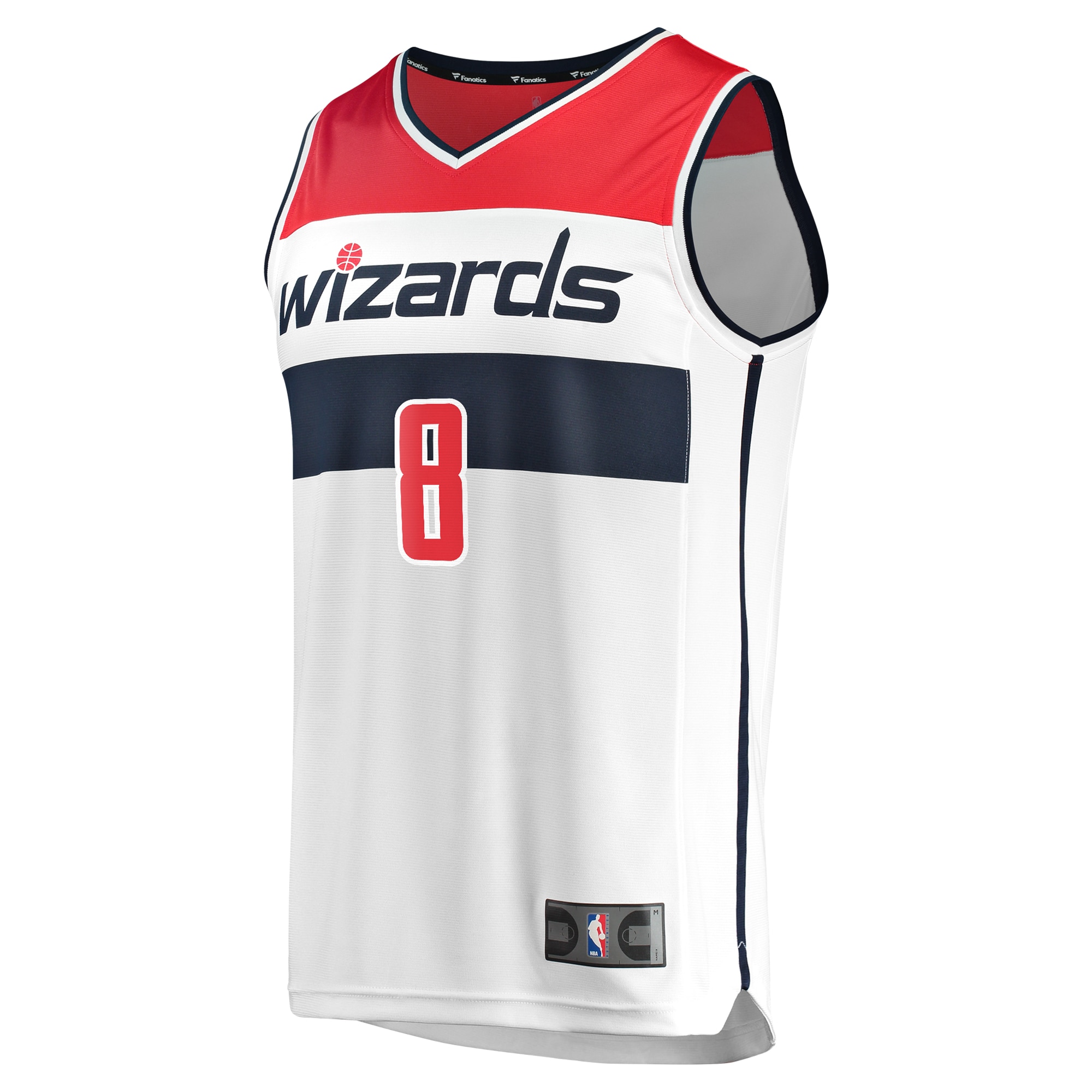 Carlton Carrington Washington Wizards Fanatics Fast Break Replica Player Jersey – Association Edition – White Clowdercats