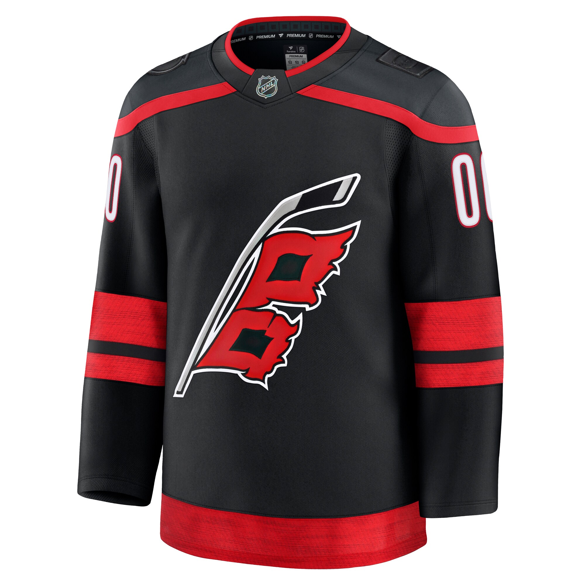 Carolina Hurricanes Fanatics Home Premium Custom Jersey – Black Clowdercats