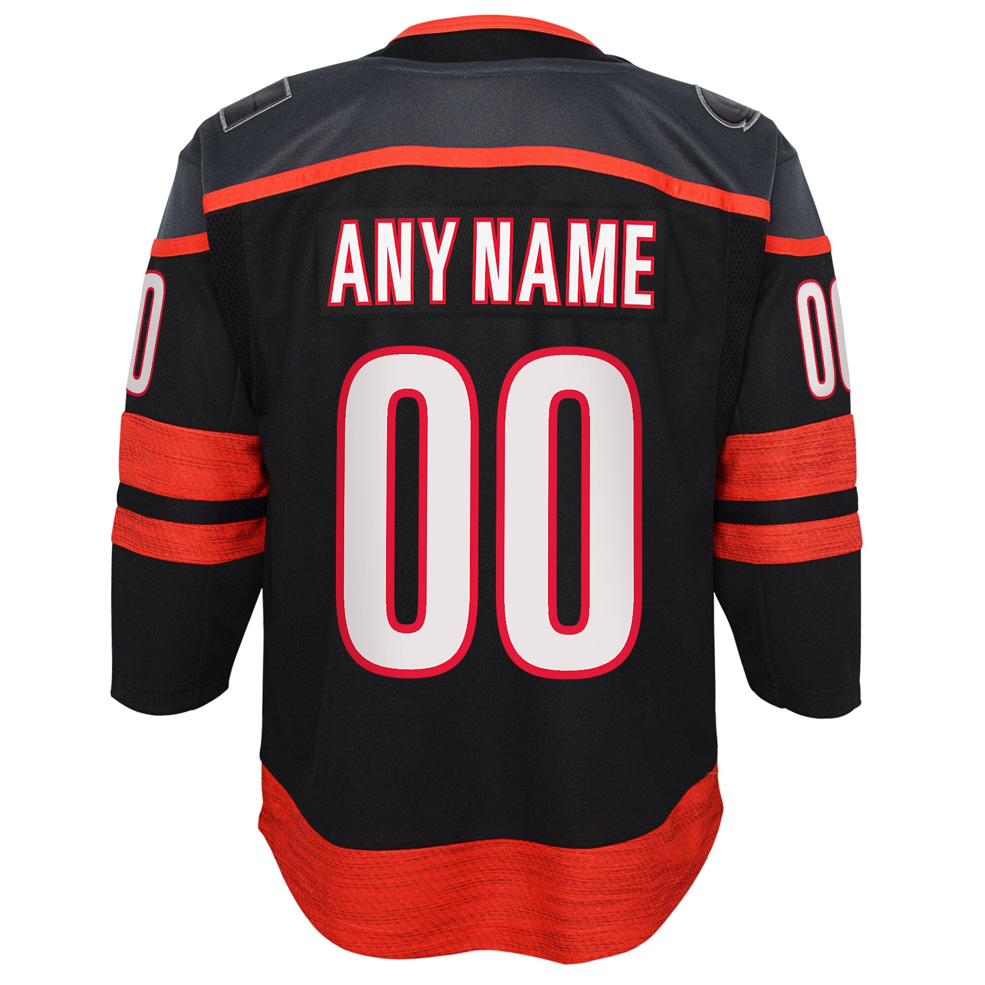 Carolina Hurricanes Youth Home Premier Custom Jersey – Black Clowdercats