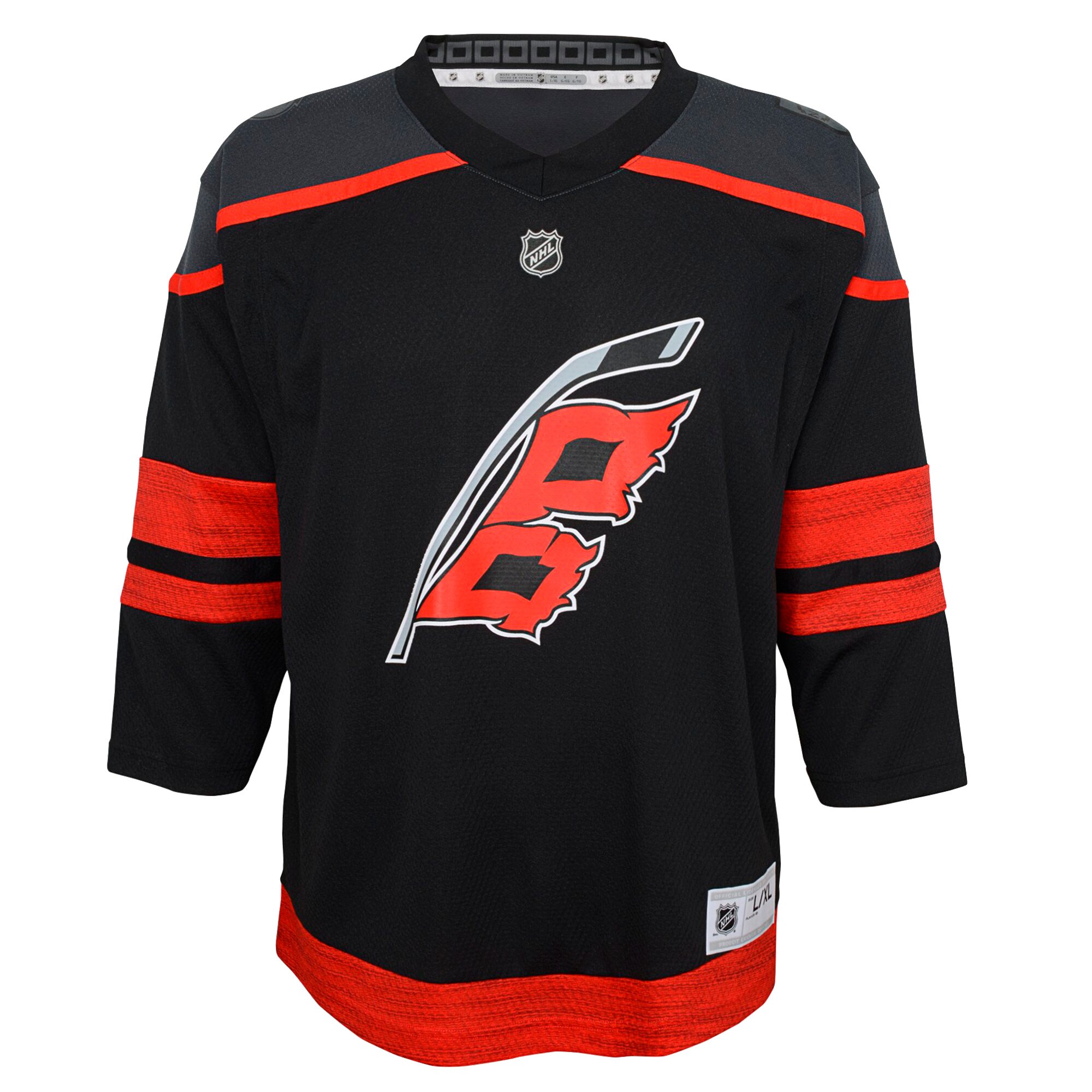 Carolina Hurricanes Youth Home Premier Jersey – Black Clowdercats