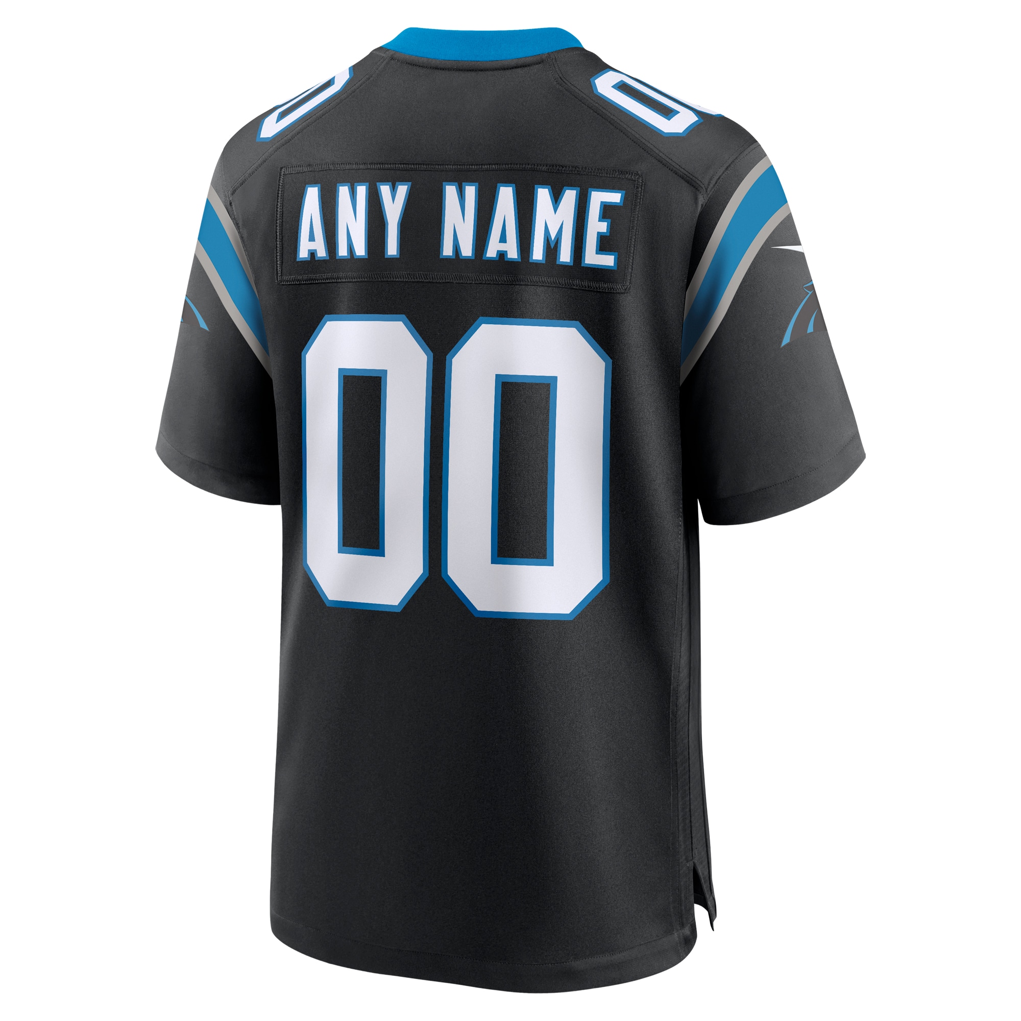 Carolina Panthers Nike Custom Game Jersey – Black Clowdercats