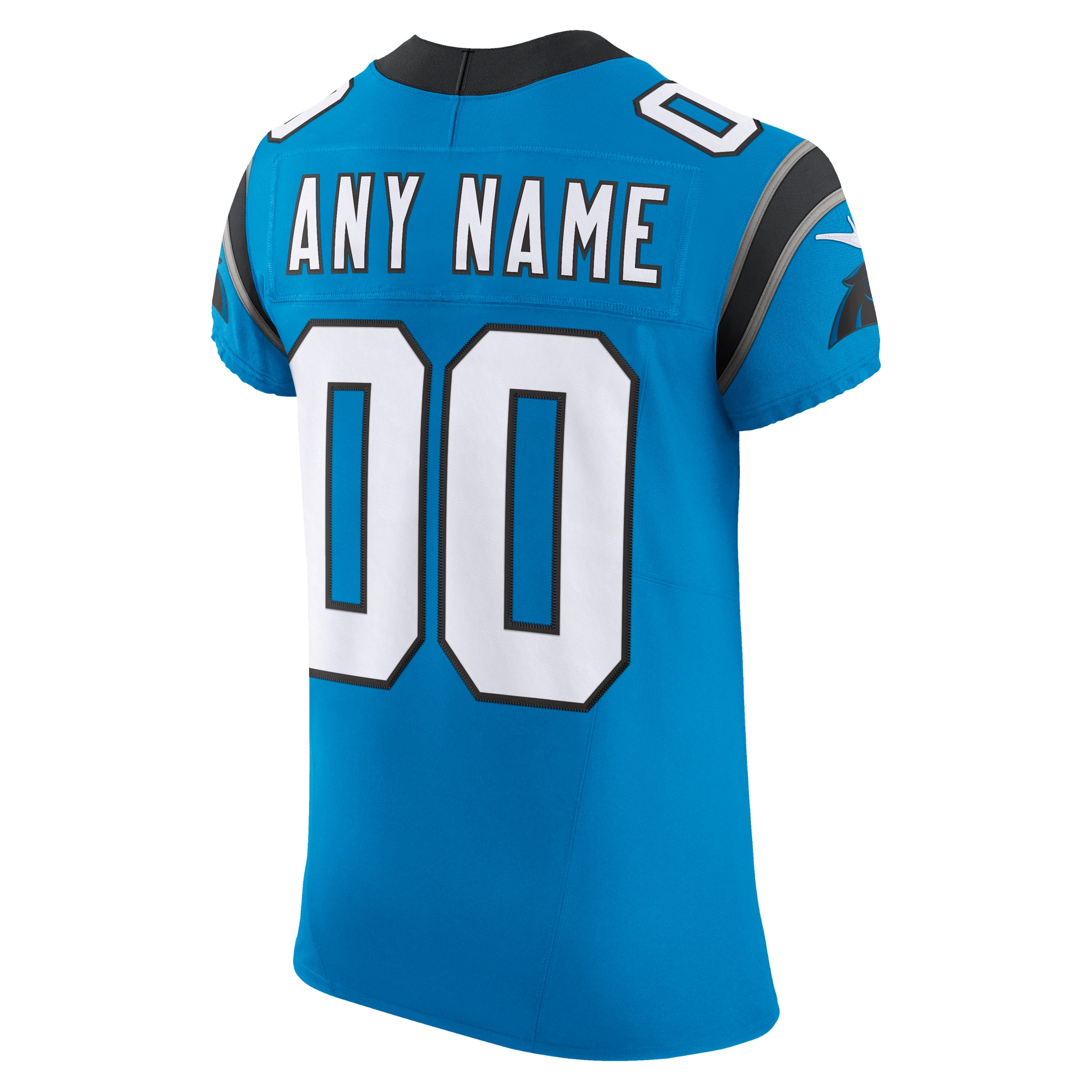Carolina Panthers Nike Vapor F.U.S.E. Elite Custom Jersey – Blue Clowdercats