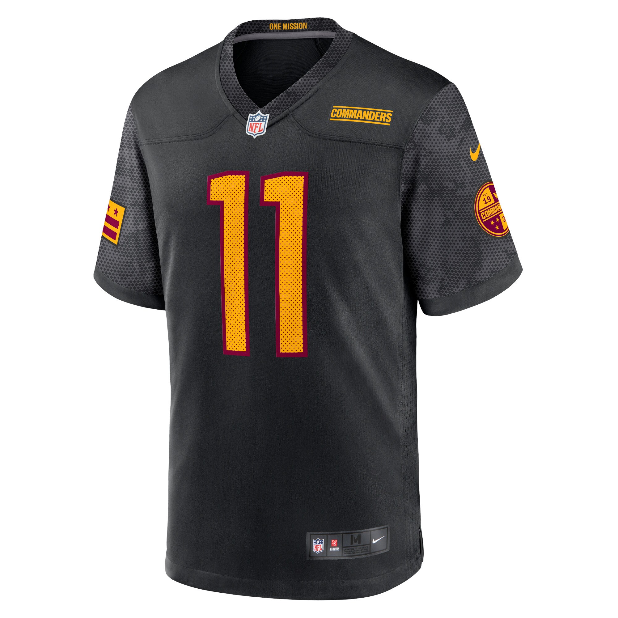 Carson Wentz Washington Commanders Nike Youth Alternate Game Jersey – Black Clowdercats