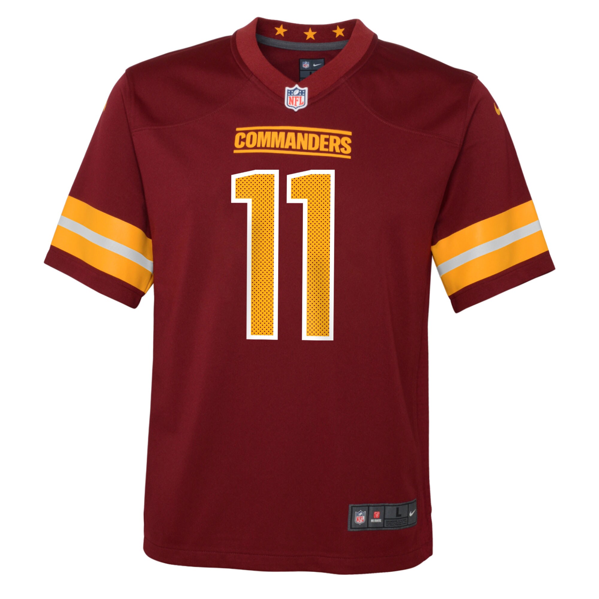 Carson Wentz Washington Commanders Nike Youth Game Jersey – Burgundy Clowdercats