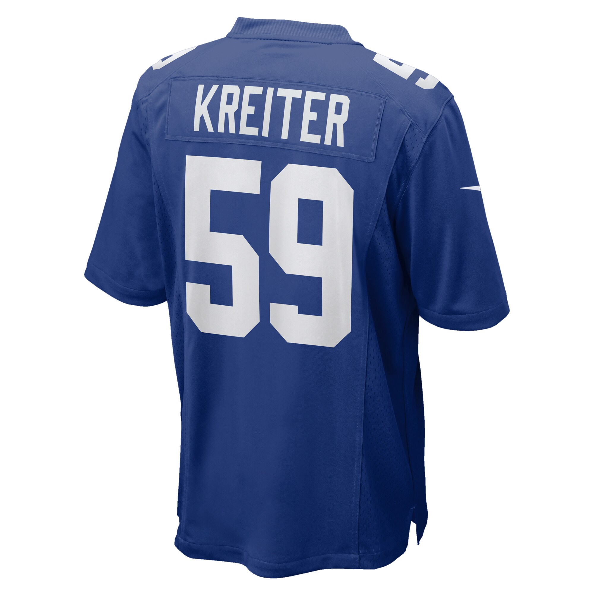 Casey Kreiter New York Giants Nike Team Game Jersey – Royal Clowdercats