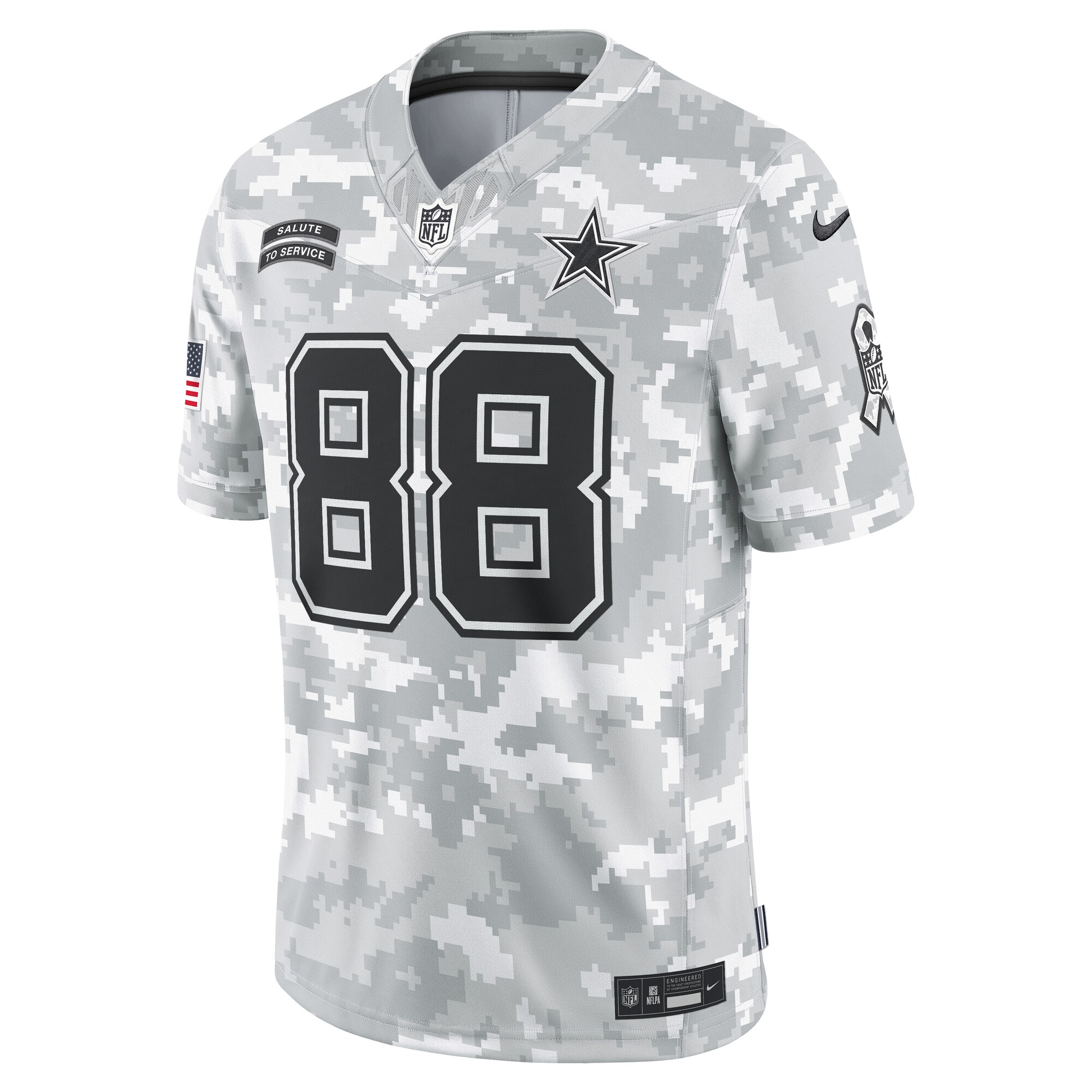 CeeDee Lamb Dallas Cowboys Nike 2024 Salute to Service Limited Jersey – Arctic Camo Clowdercats